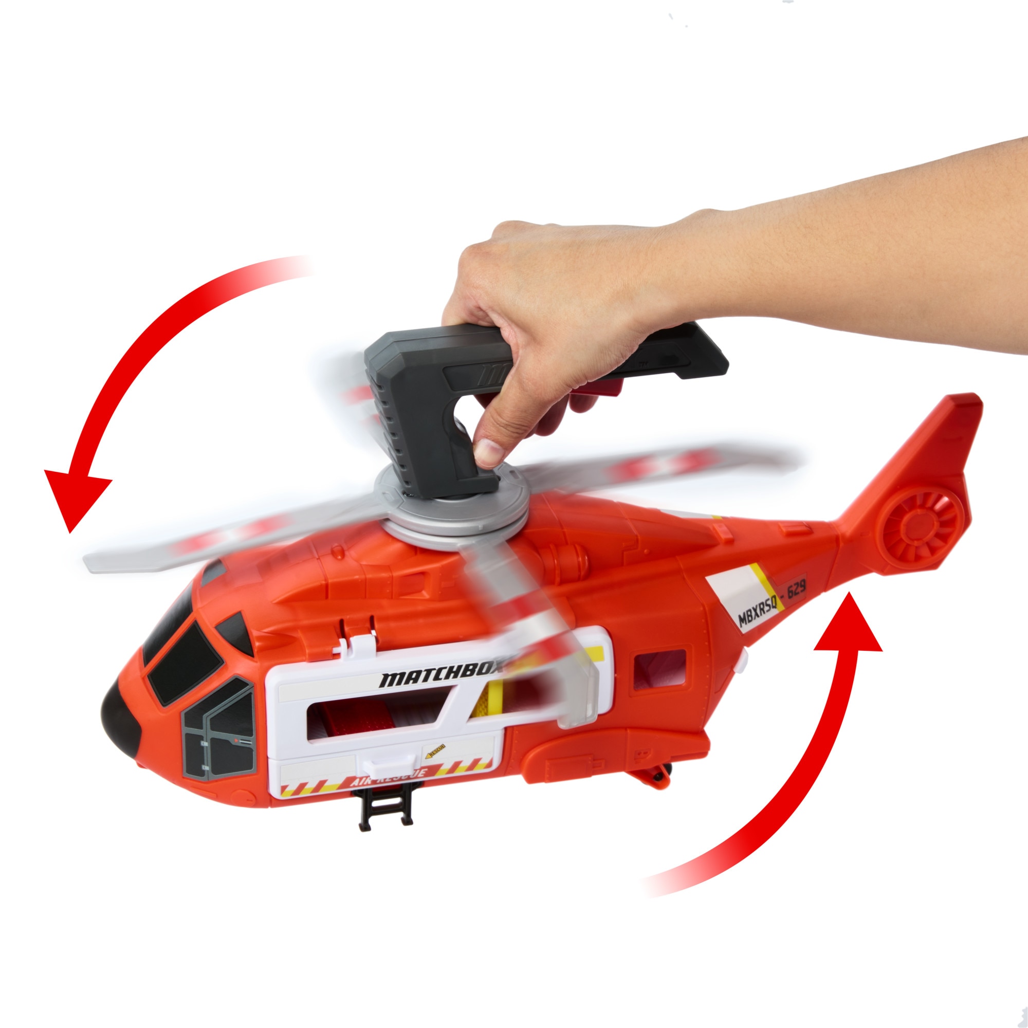 Helicóptero de rescate de coches de juguete Action Drivers Matchbox 6