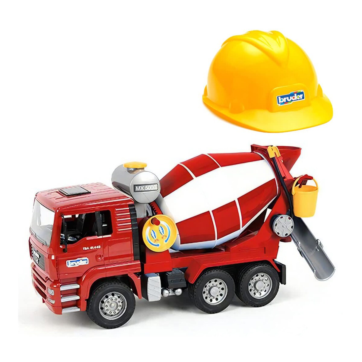 Camión Hormigonera MAN TGA  + Casco obra Bruder 1