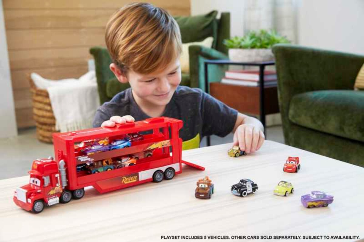 Bundle Camión + 5 coches de juguete Mini Mack Cars Mattel 2
