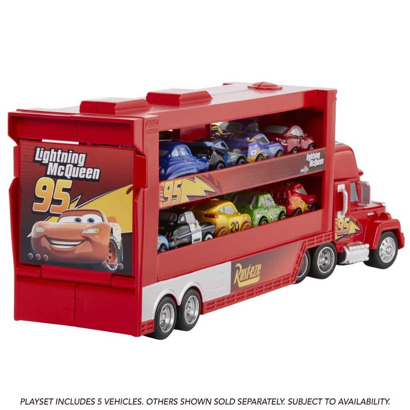 Bundle Camión + 5 coches de juguete Mini Mack Cars Mattel 4