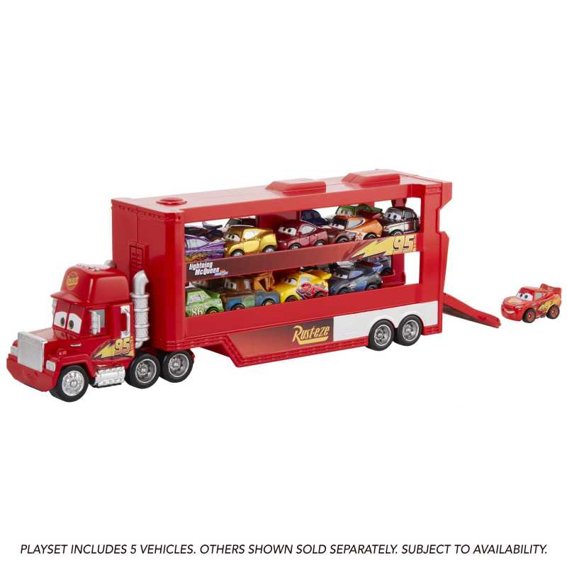 Bundle Camión + 5 coches de juguete Mini Mack Cars Mattel 5