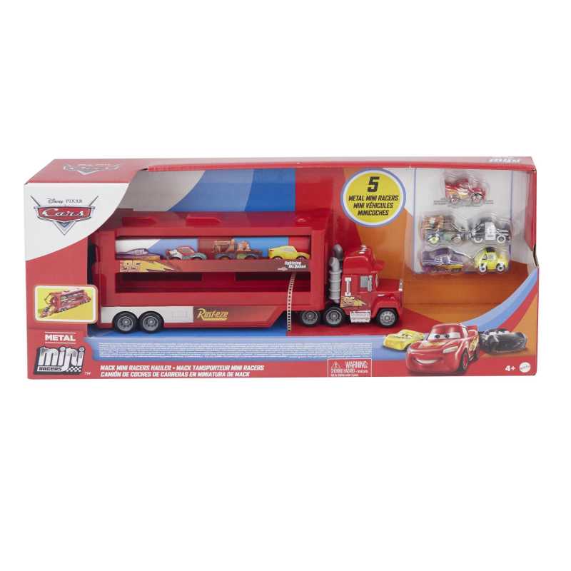 Bundle Camión + 5 coches de juguete Mini Mack Cars Mattel 6