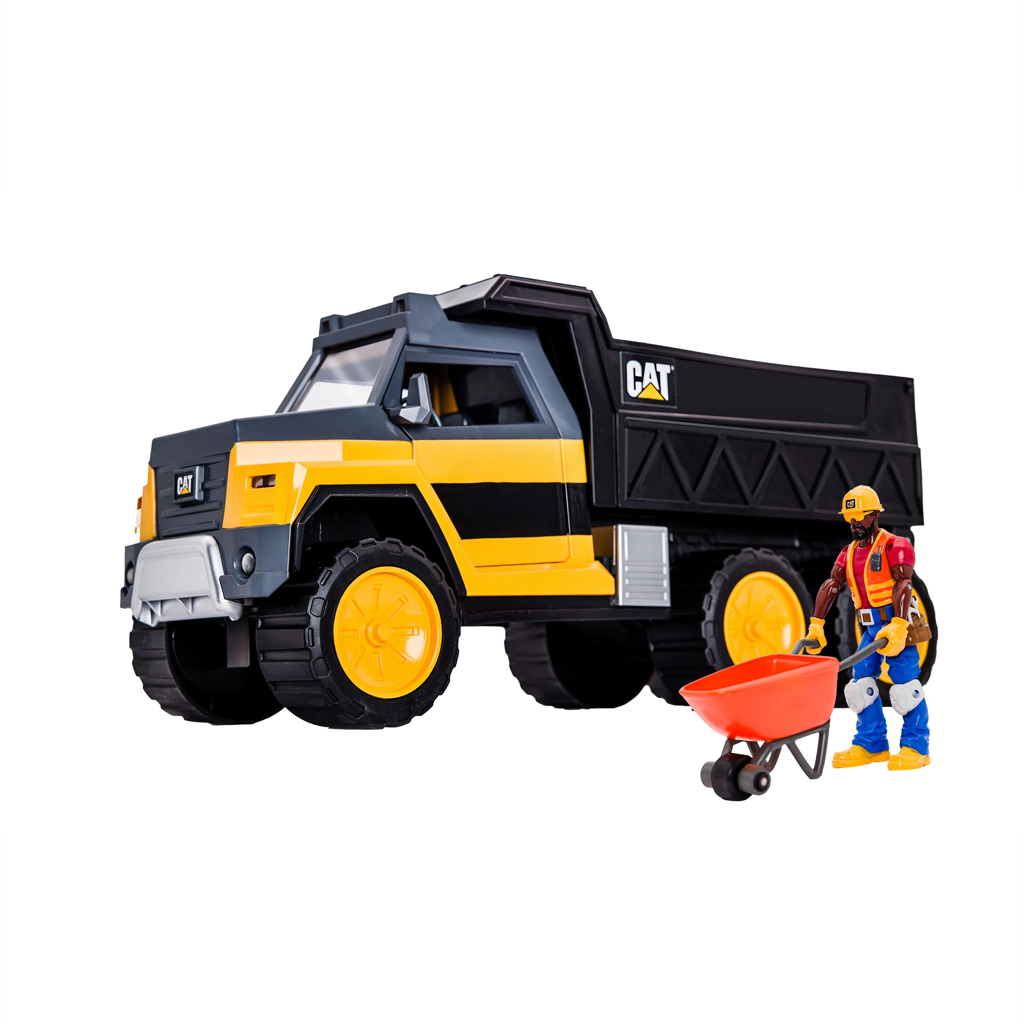 Camión volquete de Carga con Luces y Sonidos Cat Workforce Funrise Toys 3