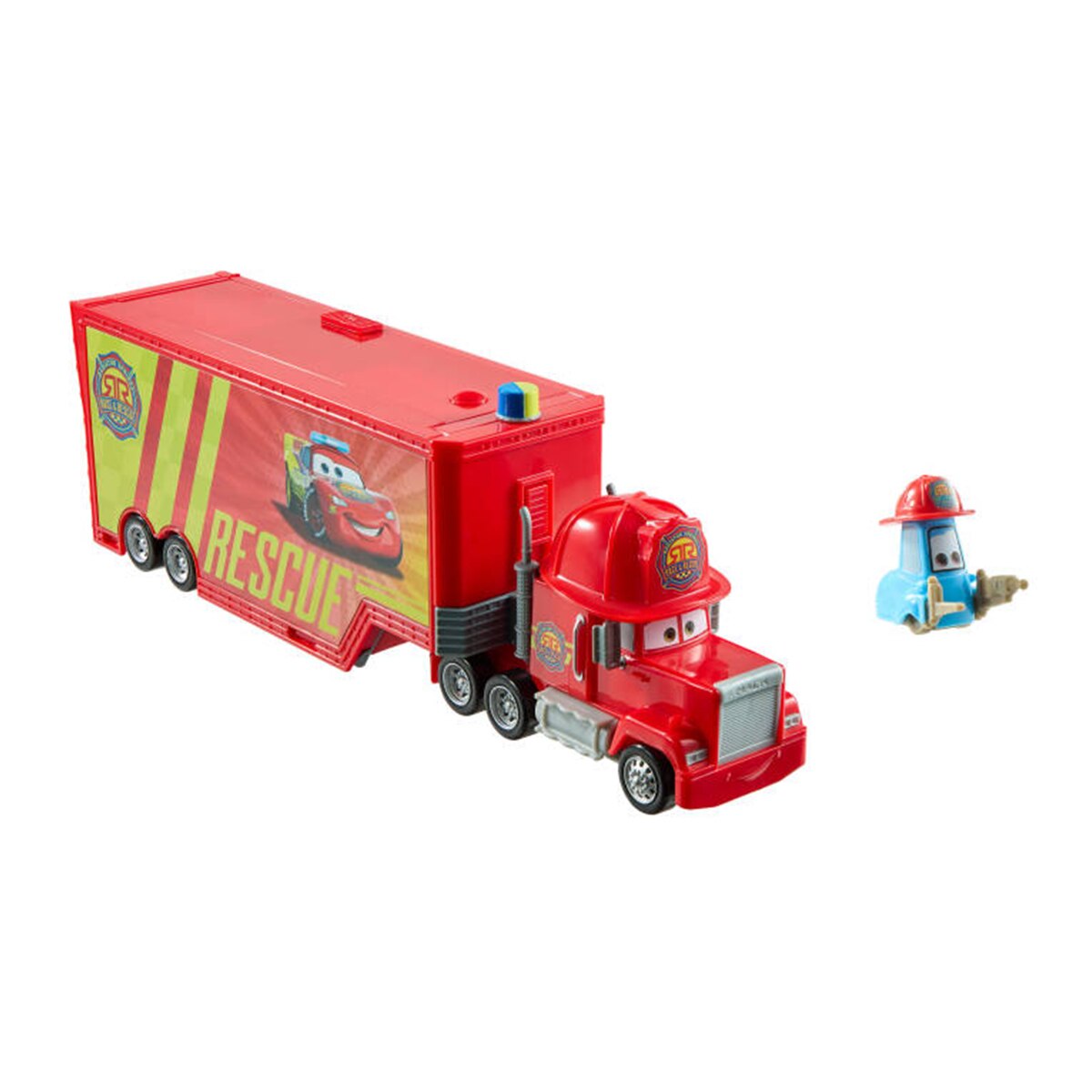 Playset Cars Centro de Reparación de Rescate Móvil de Mack Mattel 4
