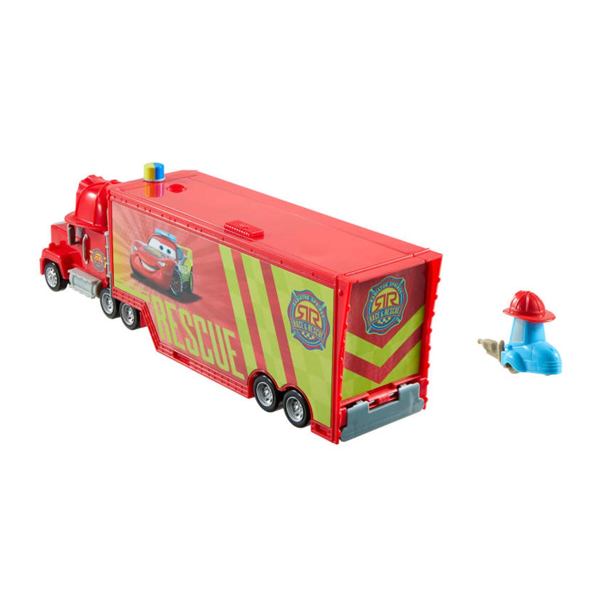 Playset Cars Centro de Reparación de Rescate Móvil de Mack Mattel 5