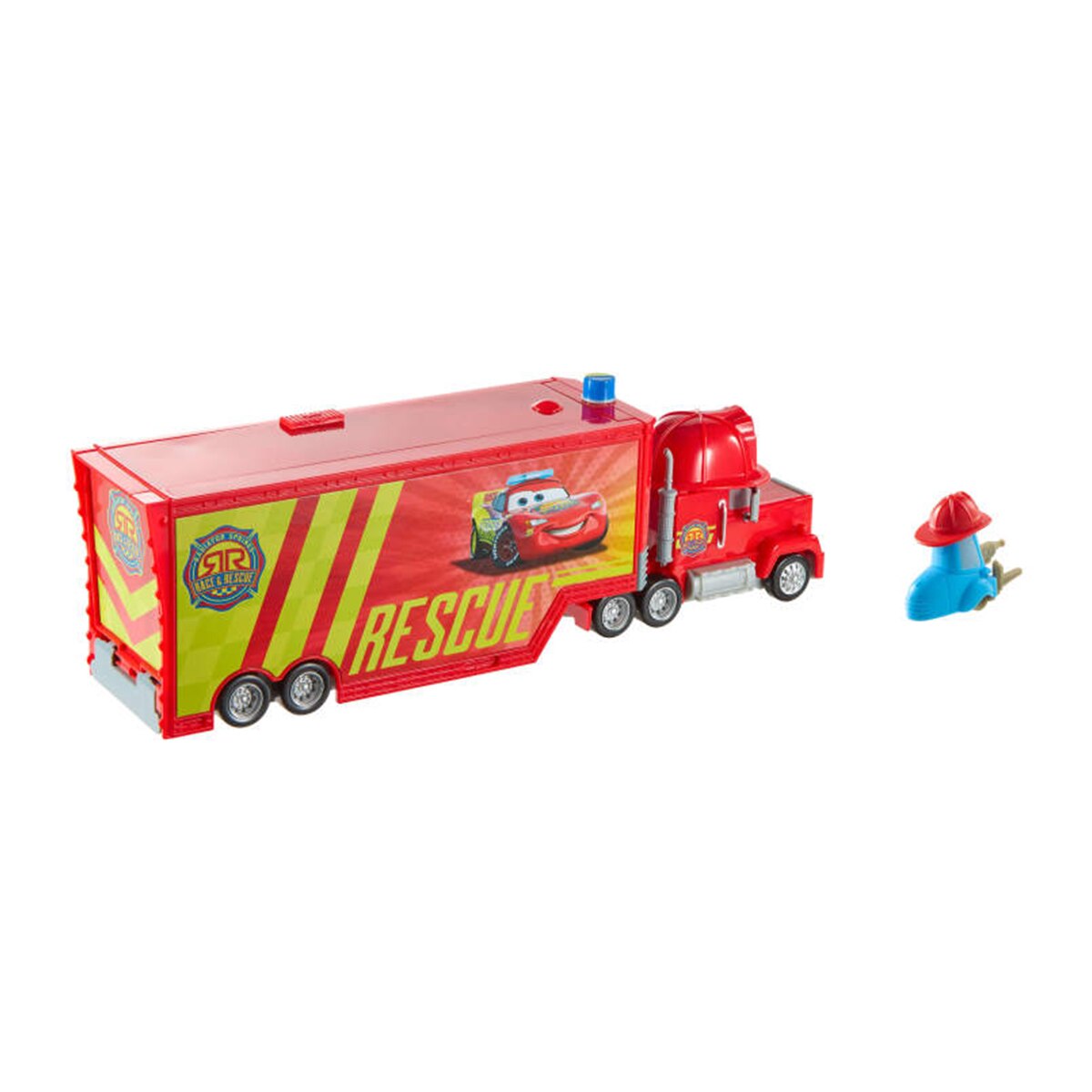 Playset Cars Centro de Reparación de Rescate Móvil de Mack Mattel 6