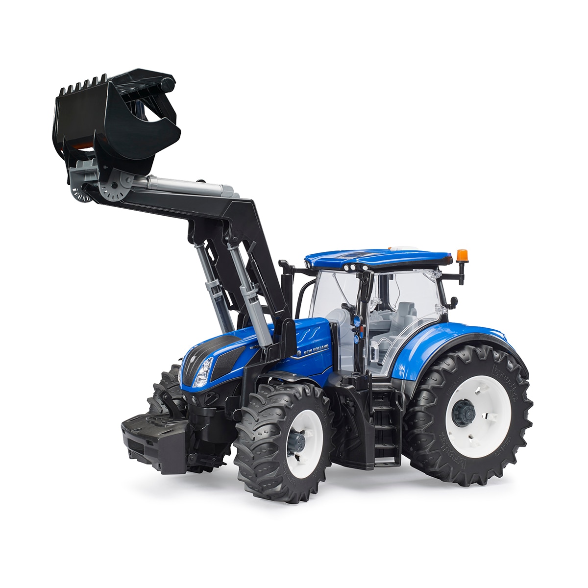 Tractor New Holland T7.315 con Pala Frontal Bruder 3