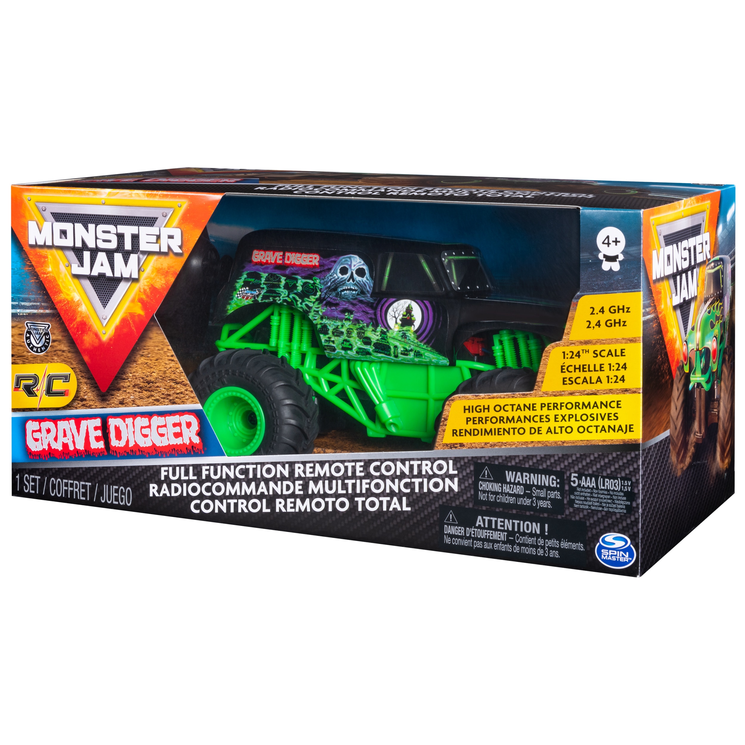 Radiocontrol Grave Digger 1:24 Monster Jam 3
