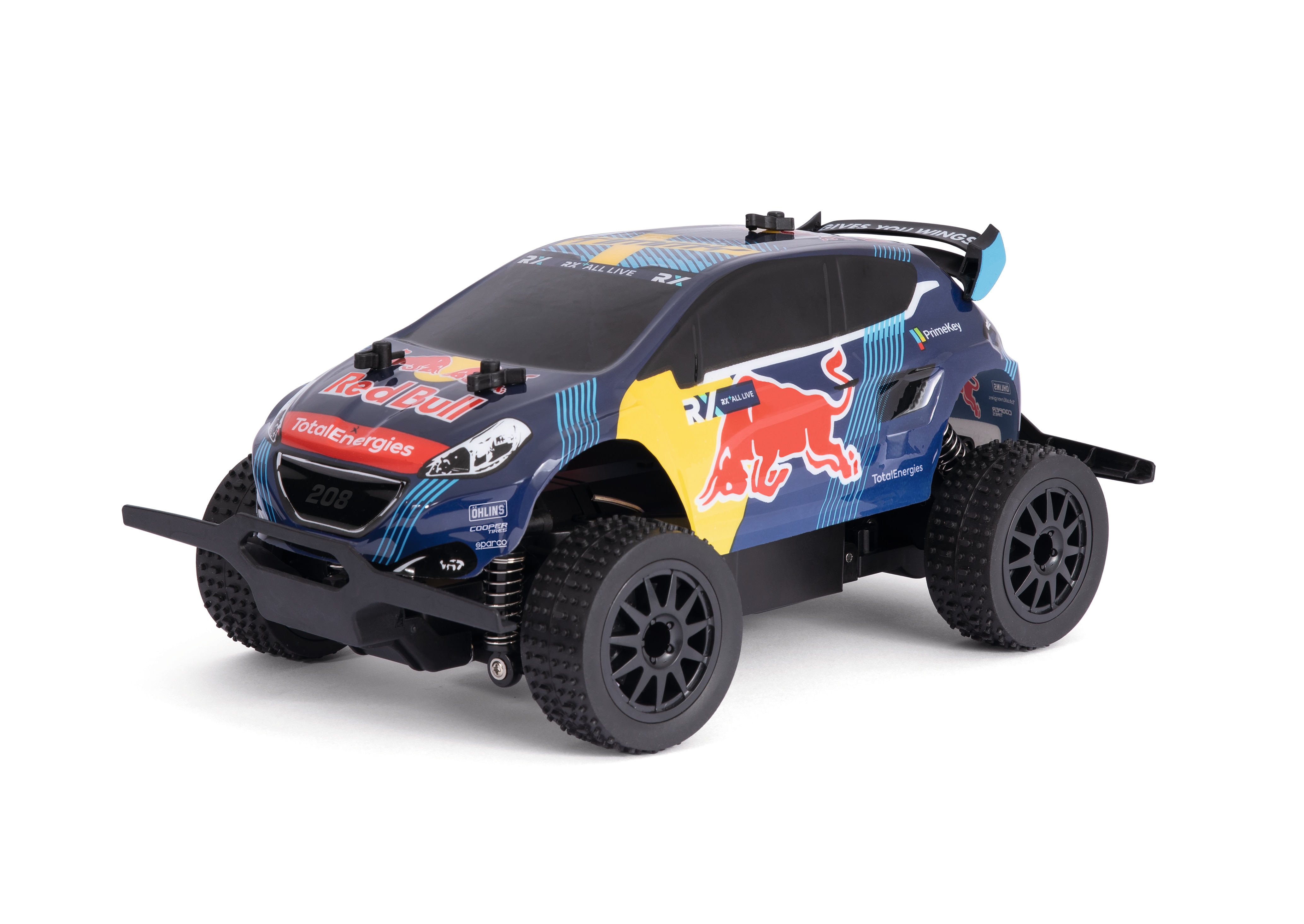 Coche radiocontrol 2,4GHz Red Bull Peugeot WRX 208 - Rallycross, Hansen D/P 4