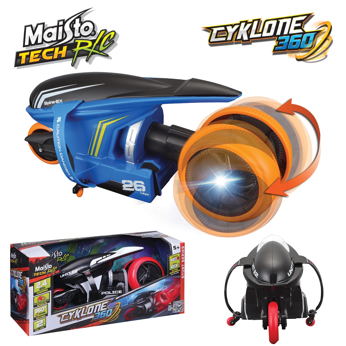 Radiocontrol Cyklone 360 Maisto Tech 2
