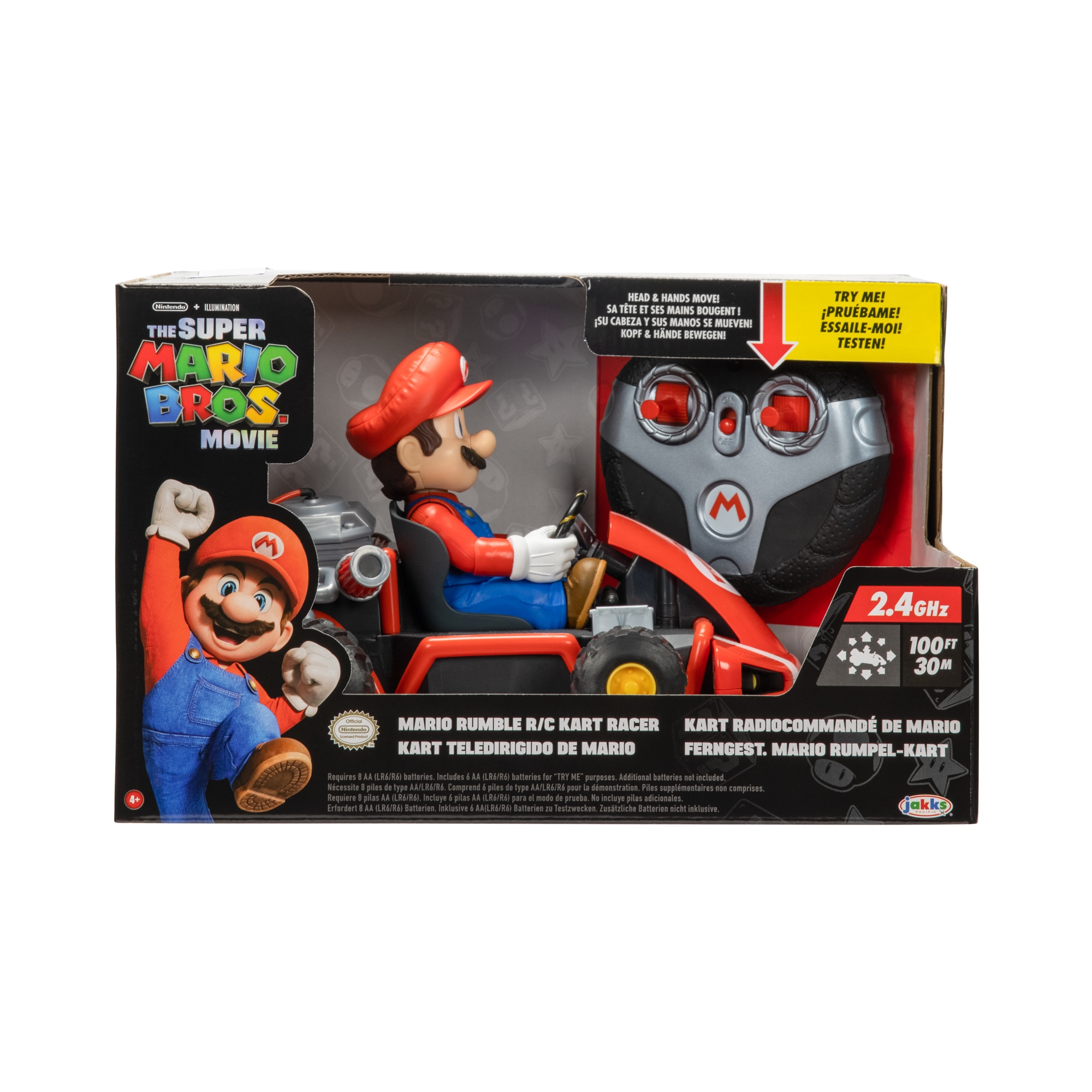 Super Mario Bros La Película - Radiocontrol exclusivo de Mario con Funciones. 2