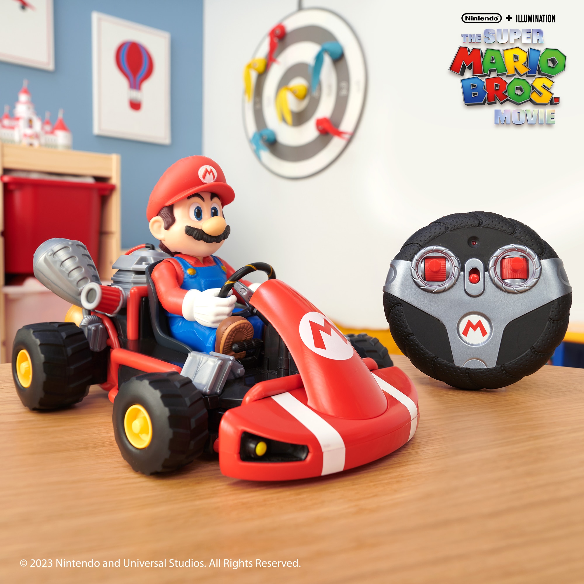 Super Mario Bros La Película - Radiocontrol exclusivo de Mario con Funciones. 5
