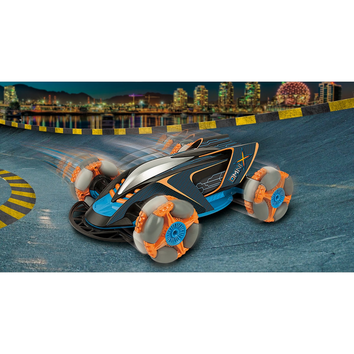 Nikko Bandai Omni X – Auto Radiocomandata Blu Con Tecnologia 2.4 GHz, Doppio Motore E Trazione 4x4. Raggiunge I 14 Km/h. Batteria LiFe-PO4 Inclusa E Caricabatterie USB. Pronta All'uso. Perfetta Per Gare Fino A 10 Giocatori. - 4