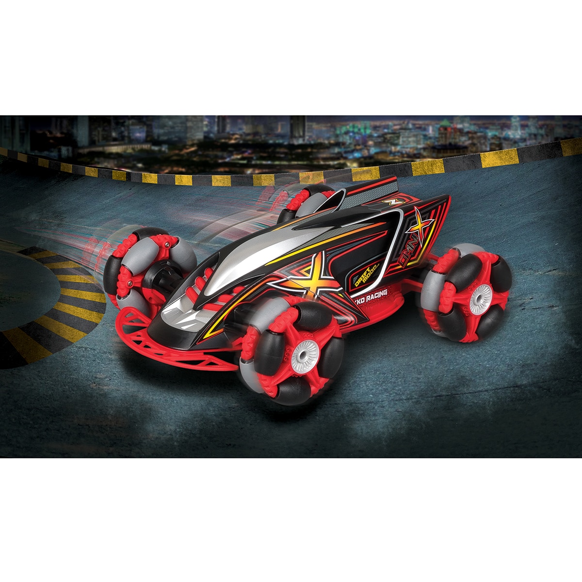 Coche Radiocontrol Omni X Negro/Rojo Nikko 6