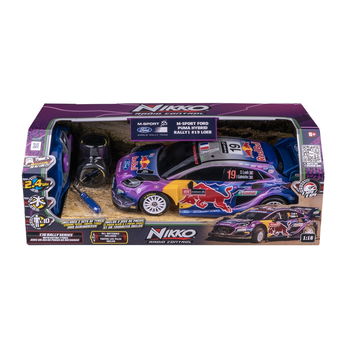 Coche Radiocontrol Ford Puma Loeb Nikko 2