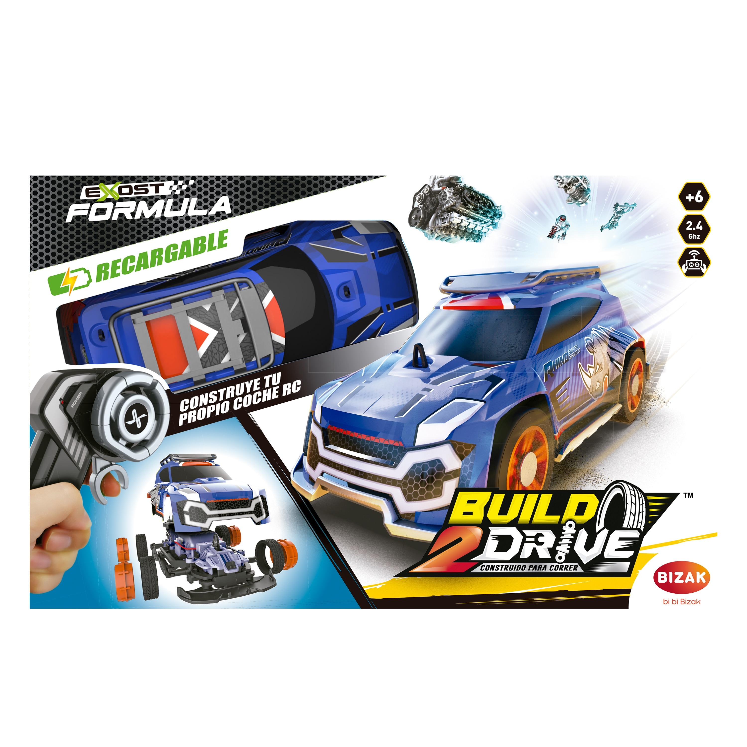 Coche Radiocontrol para construir Build 2 Drive RC Bizak 3