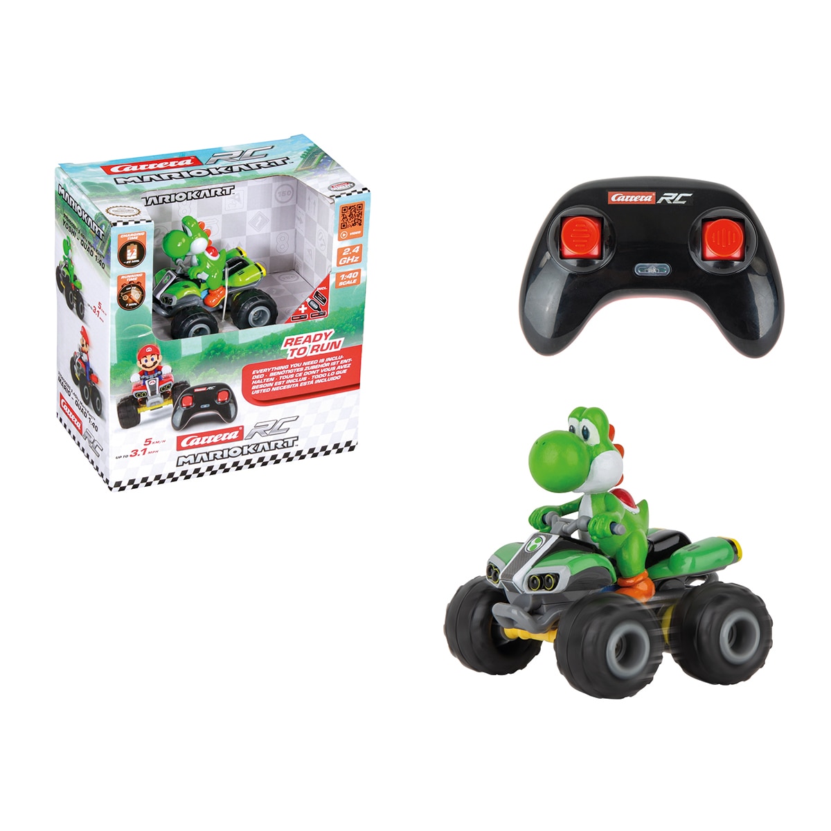Carrera – Quad radio control Nintendo Mario Kart, Yoshi Carrera RC.