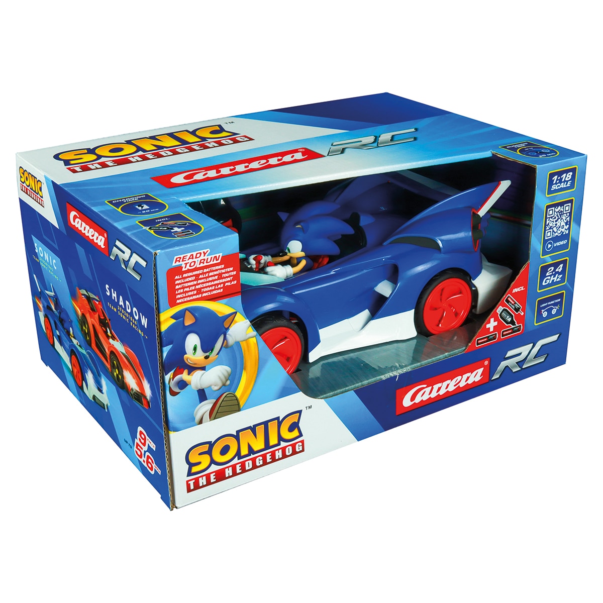 Coche radio control Team Sonic Racing Sonic Carrera RC 8