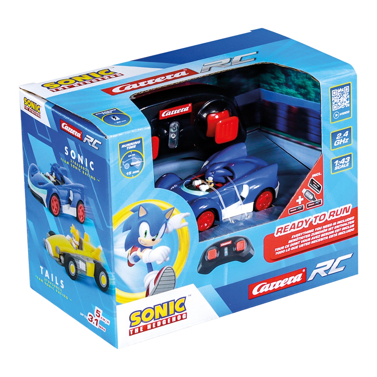 Coche radio control Team Sonic Racing Sonic Carrera RC 7