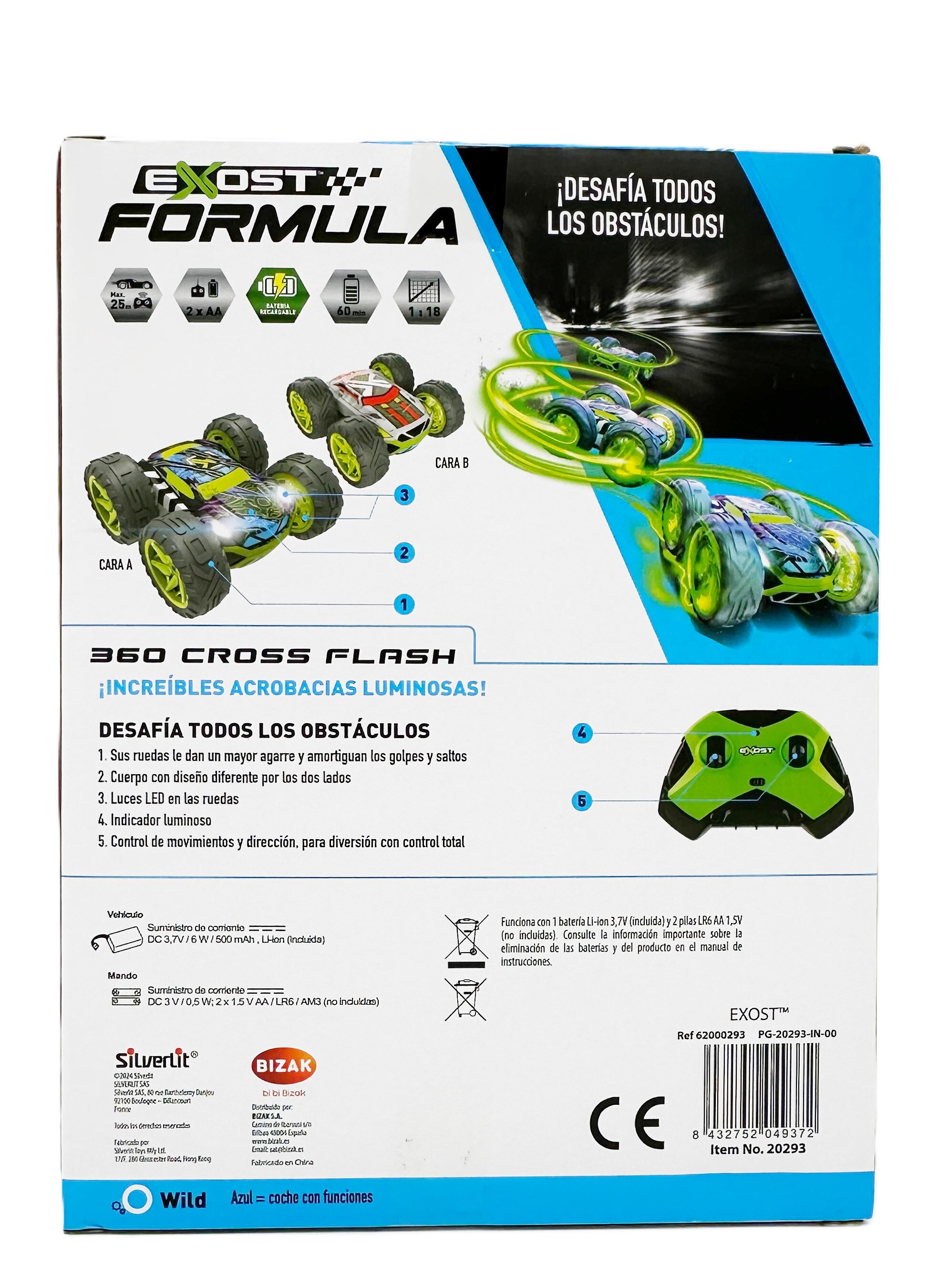 Radiocontrol 360 Cross Flash Exost 8