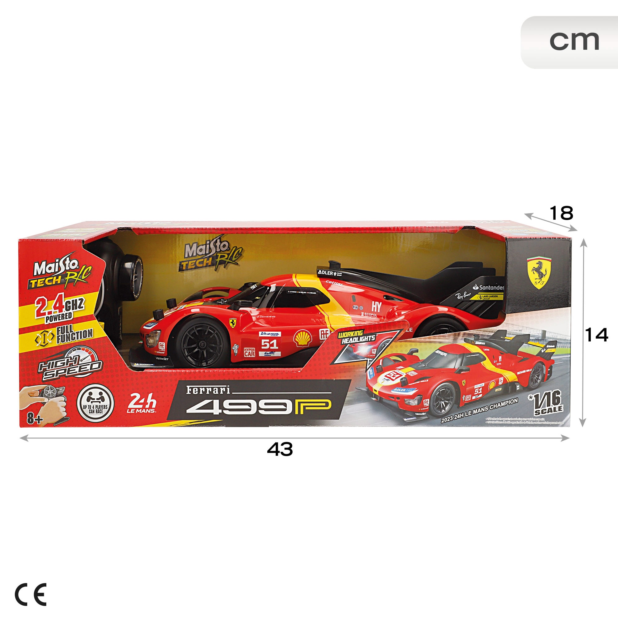 Ferrari 499P Rc 1:16 Maisto 7