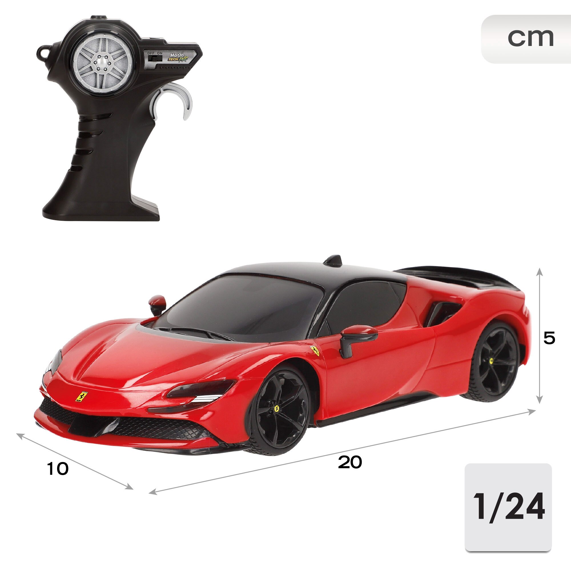 Ferrari Sf90 Stradale Rc 1:24 2.4 Ghz Usb Maisto 4