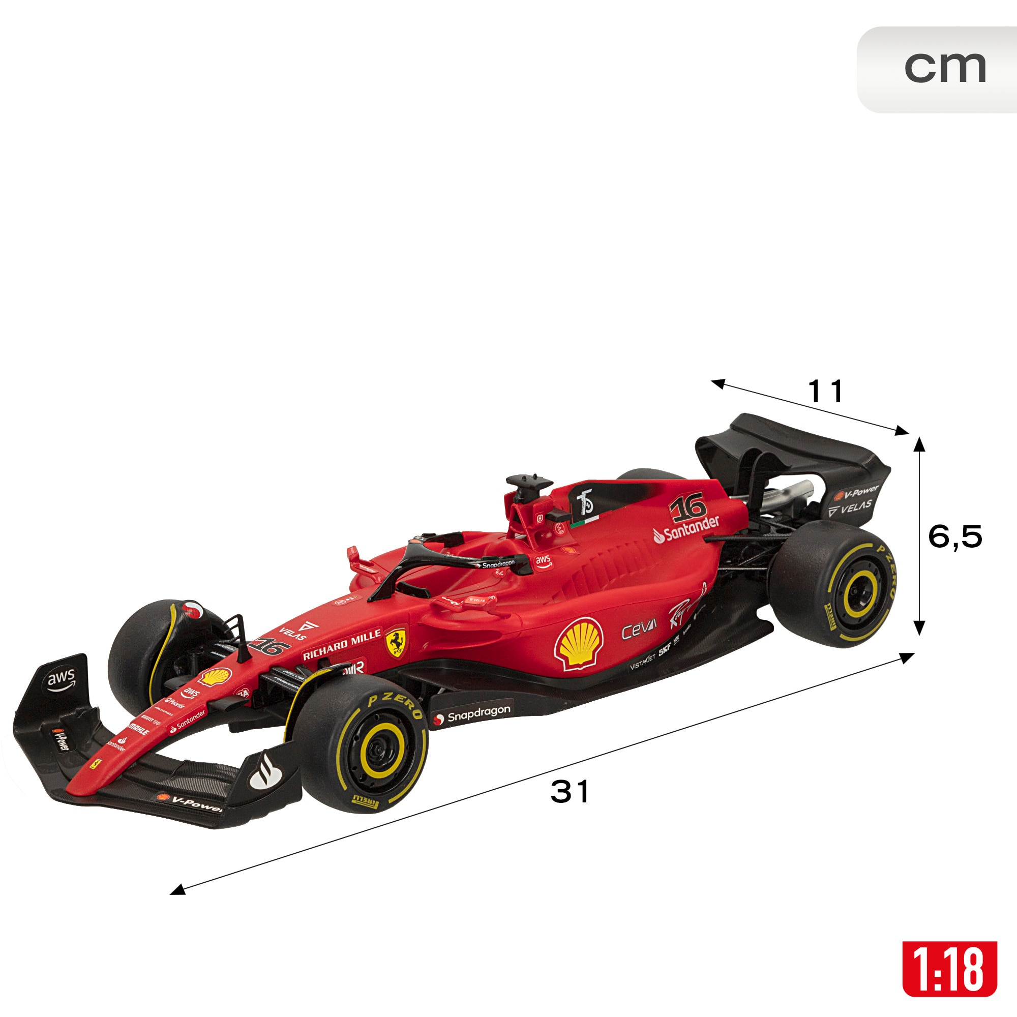 Rastar Ferrari RC F1-75 1:18 · Rastar · El Corte Inglés