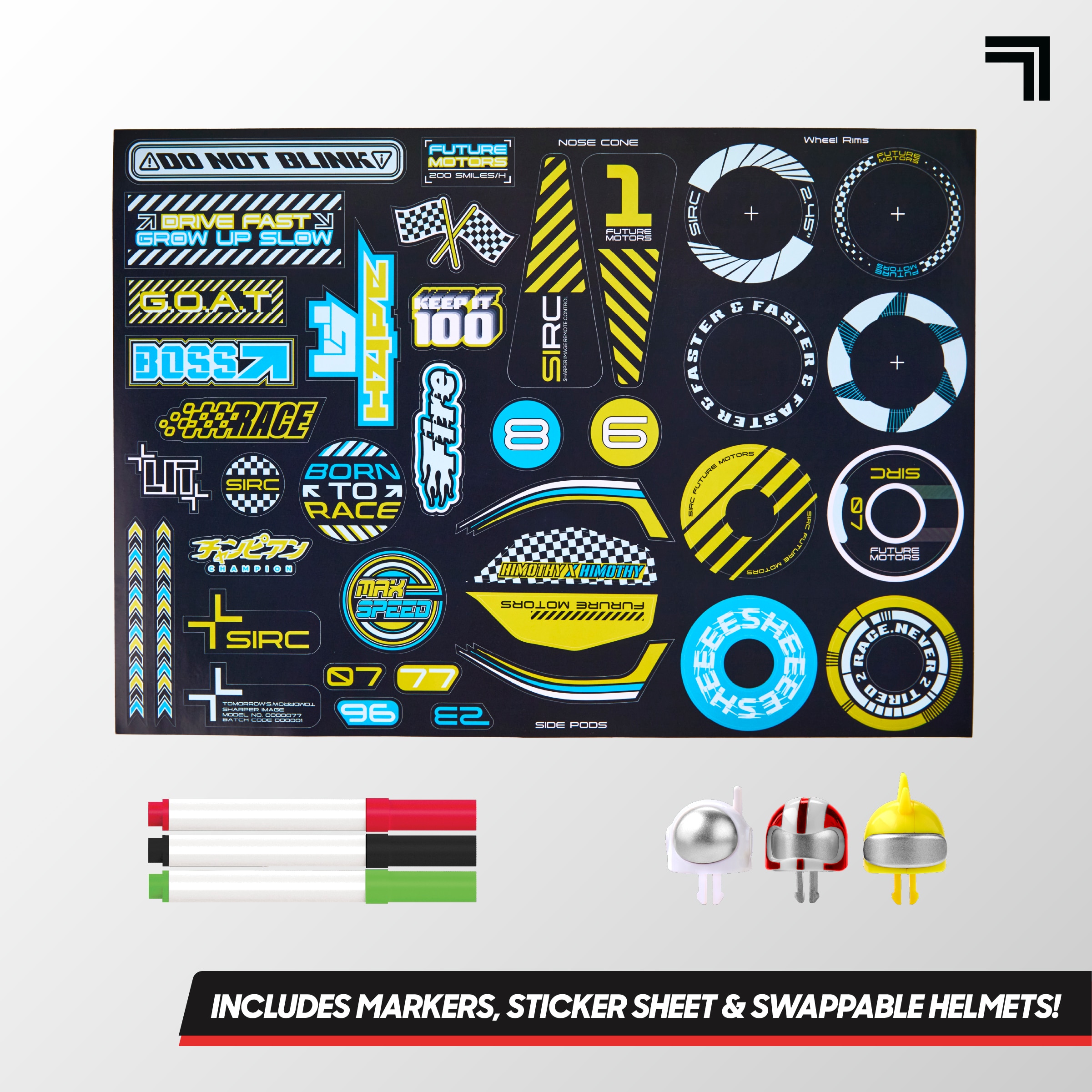 Radiocontrol Formula Flex Racer Doodle Sharper Image 7