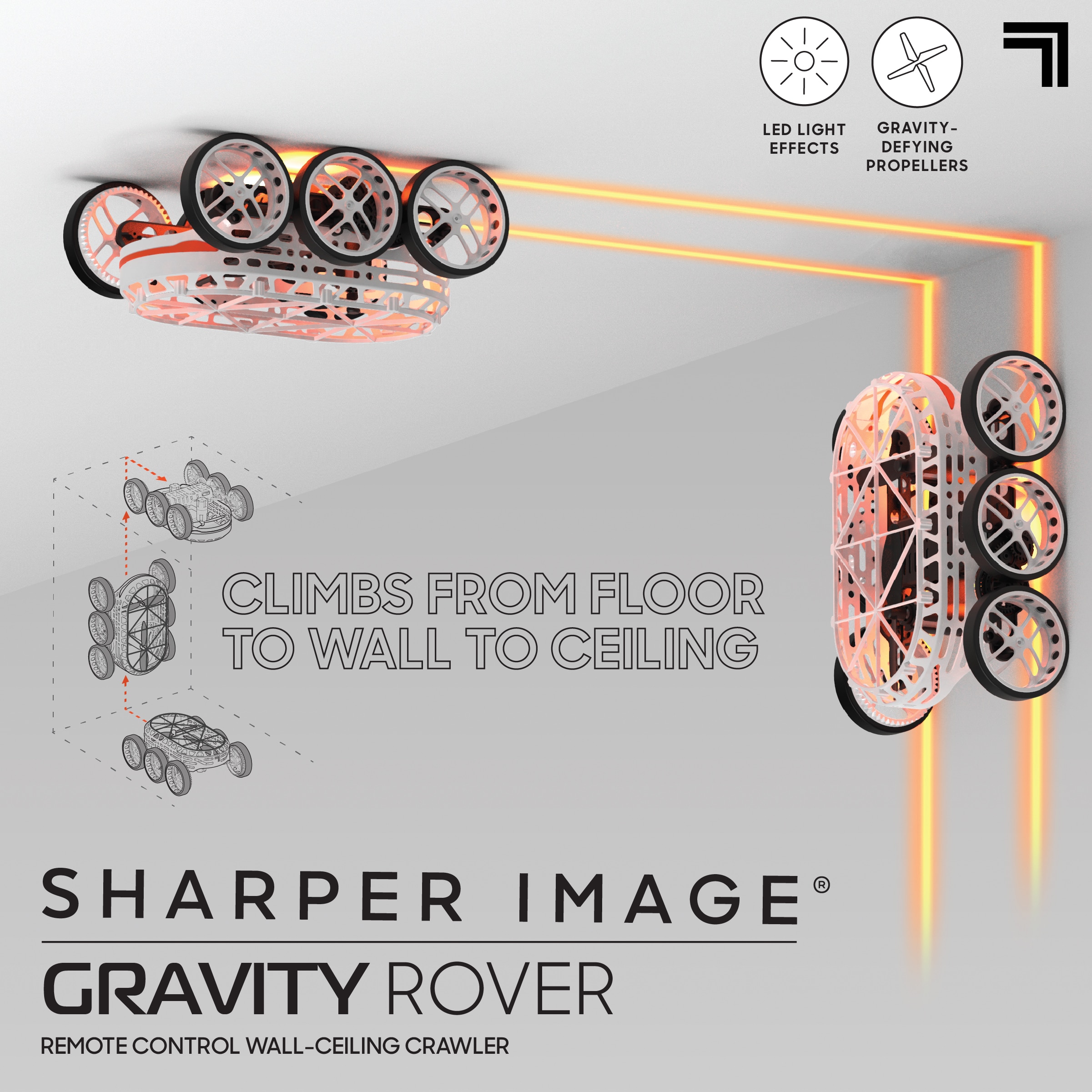 Radiocontrol Gravity Rover de gravedad Sharper Image 2