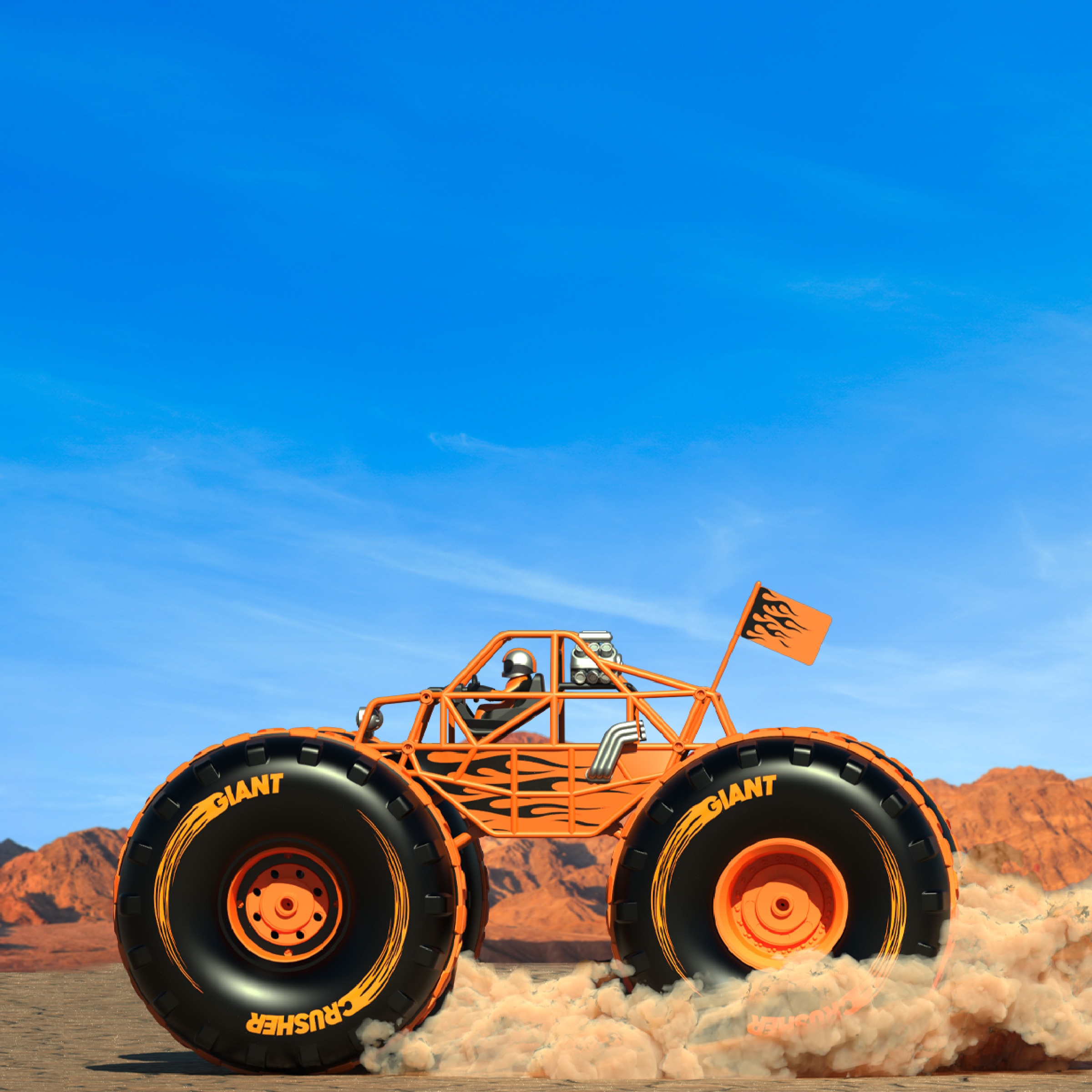 Radiocontrol Giant Crusher 4x4 Sharper Image 3