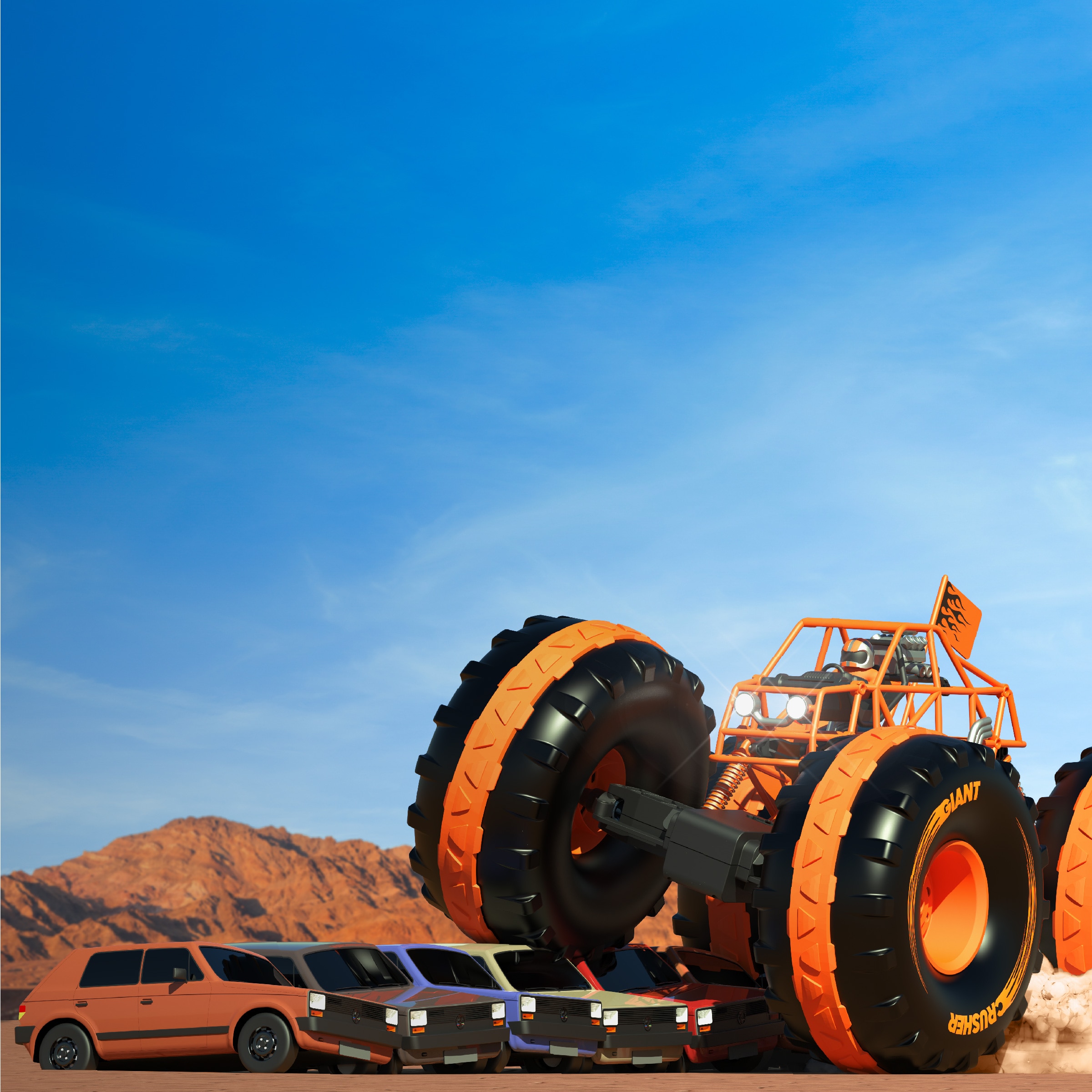 Radiocontrol Giant Crusher 4x4 Sharper Image 4