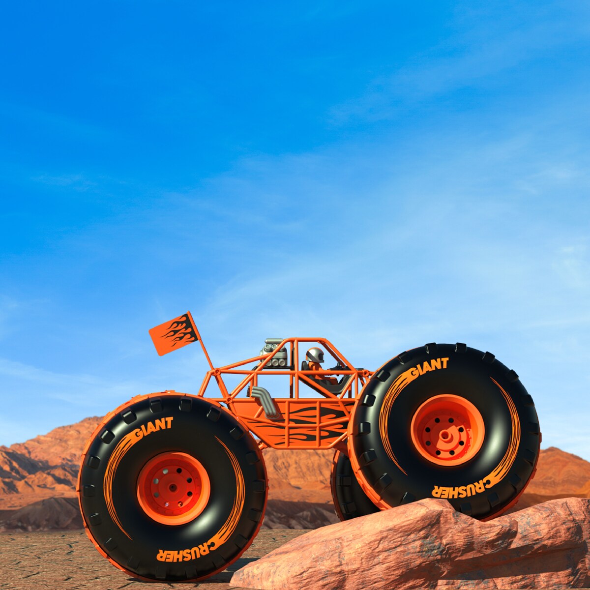 Radiocontrol Giant Crusher 4x4 Sharper Image 5