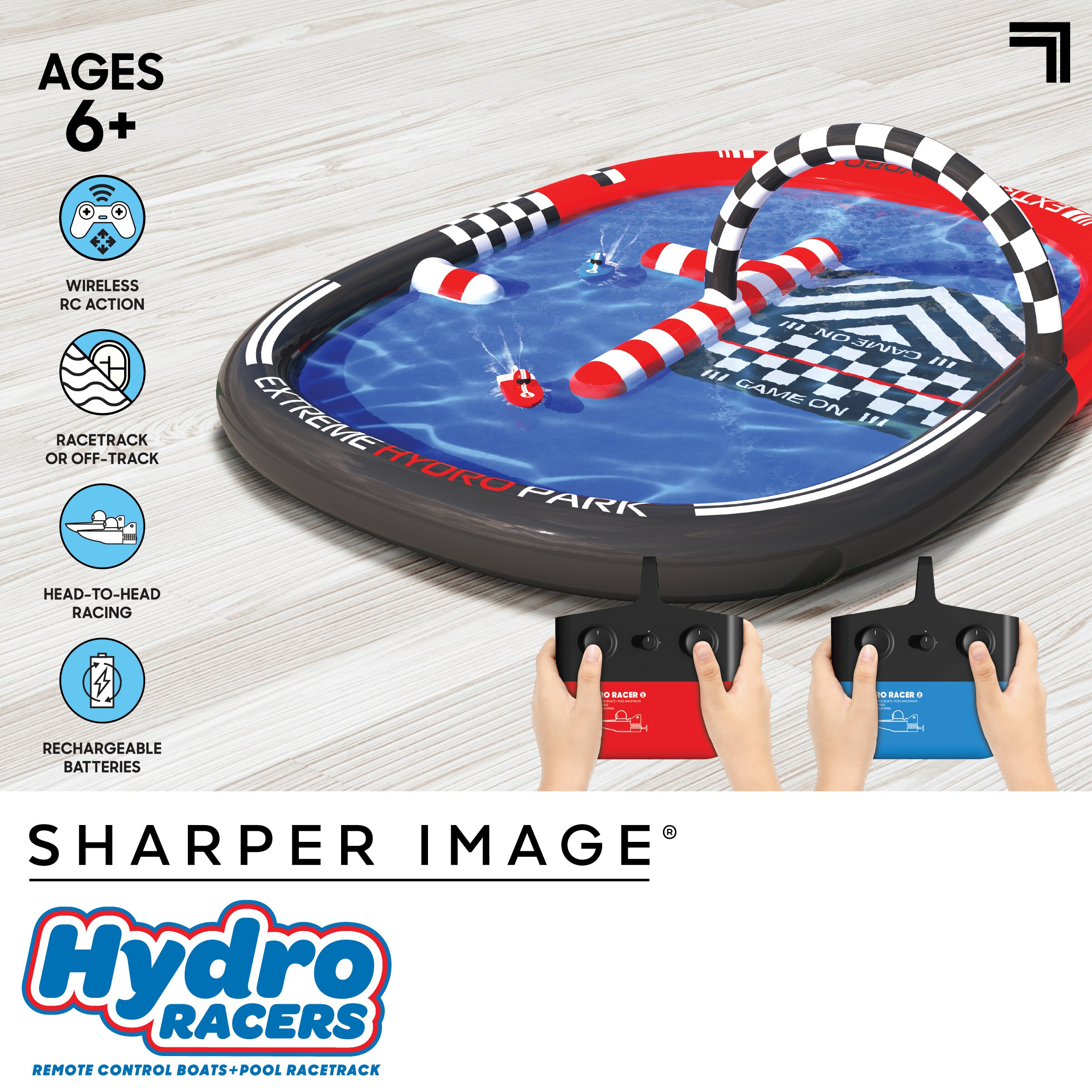 Radiocontrol Hydro Park Lanchas con piscina Sharper Image 3