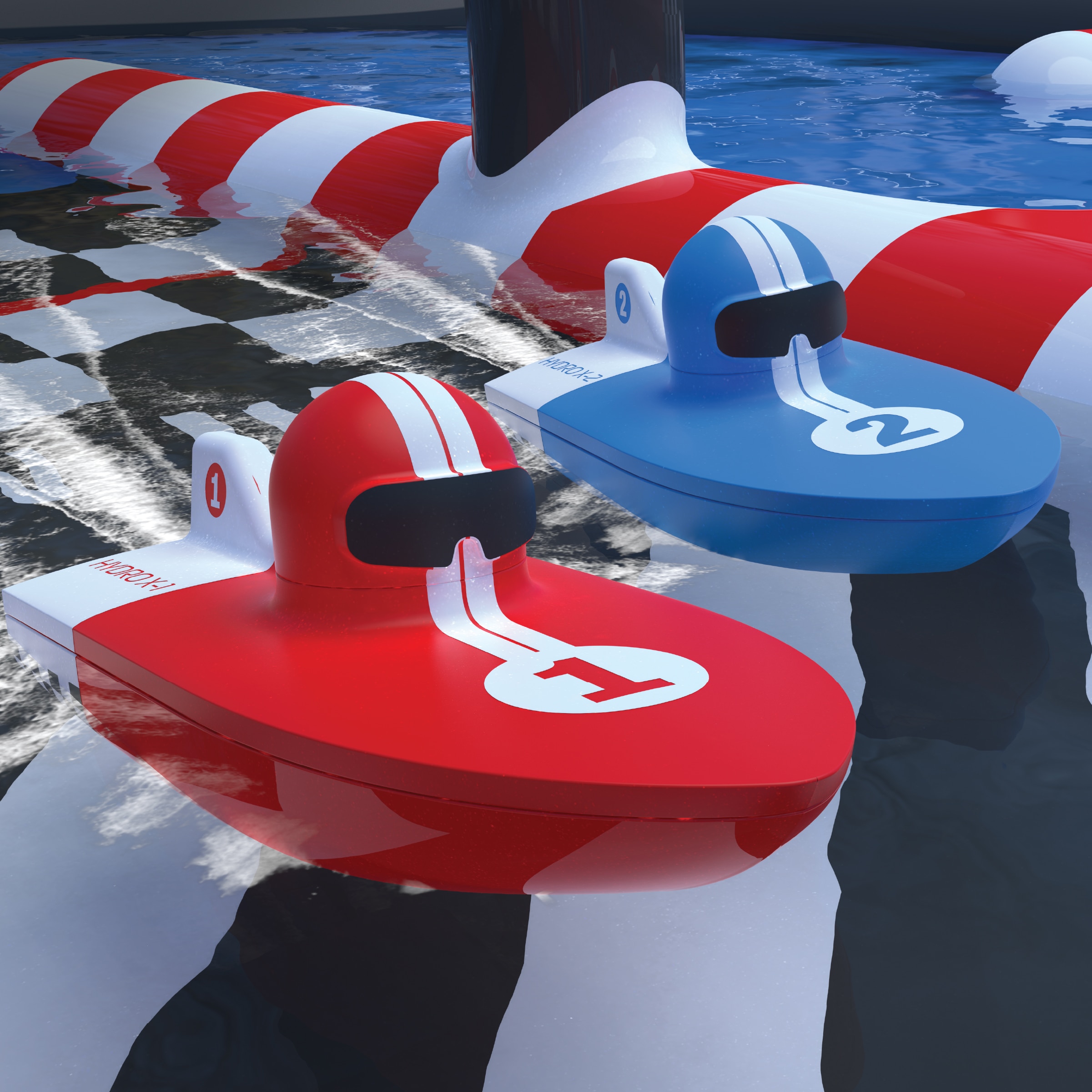 Radiocontrol Hydro Park Lanchas con piscina Sharper Image 6