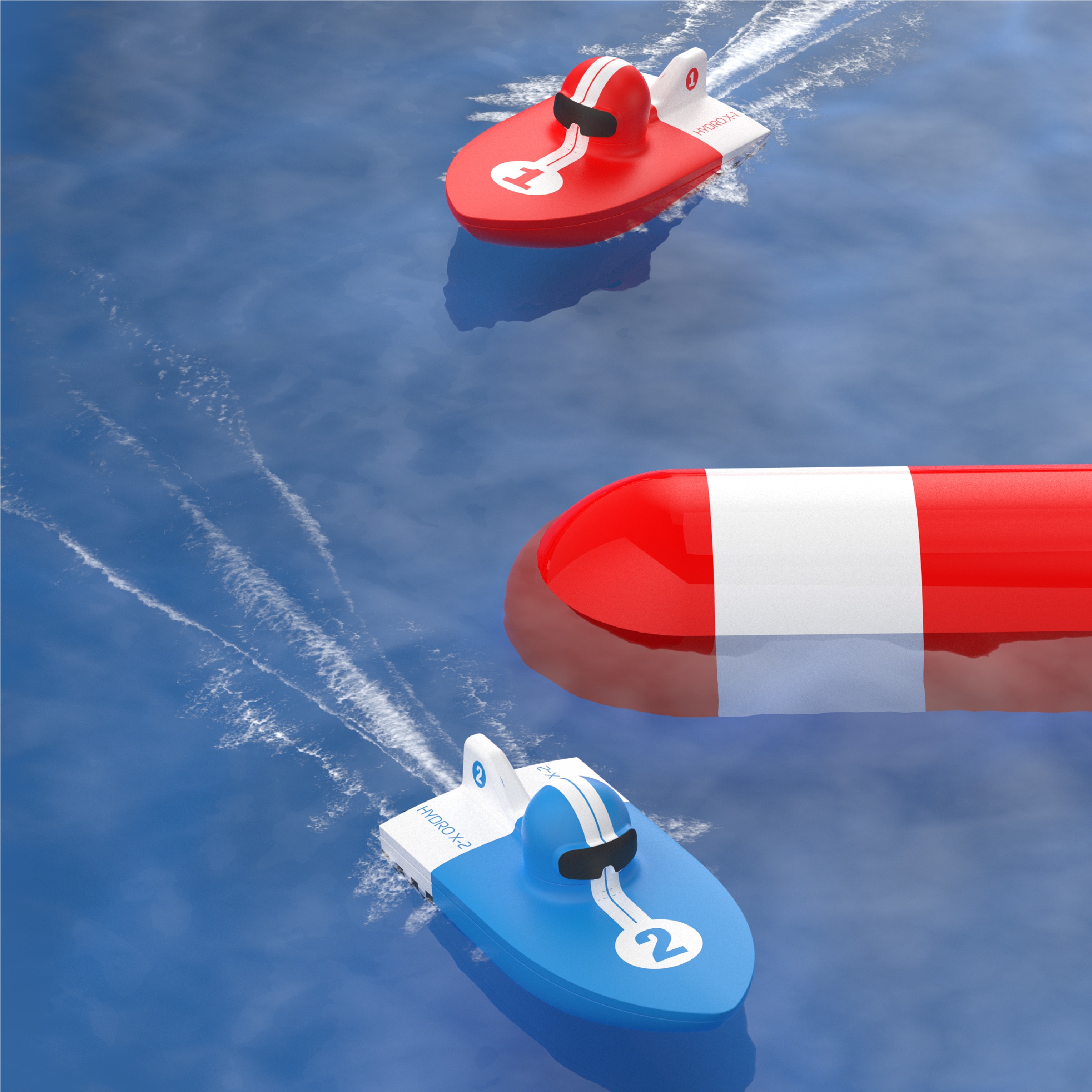 Radiocontrol Hydro Park Lanchas con piscina Sharper Image 7