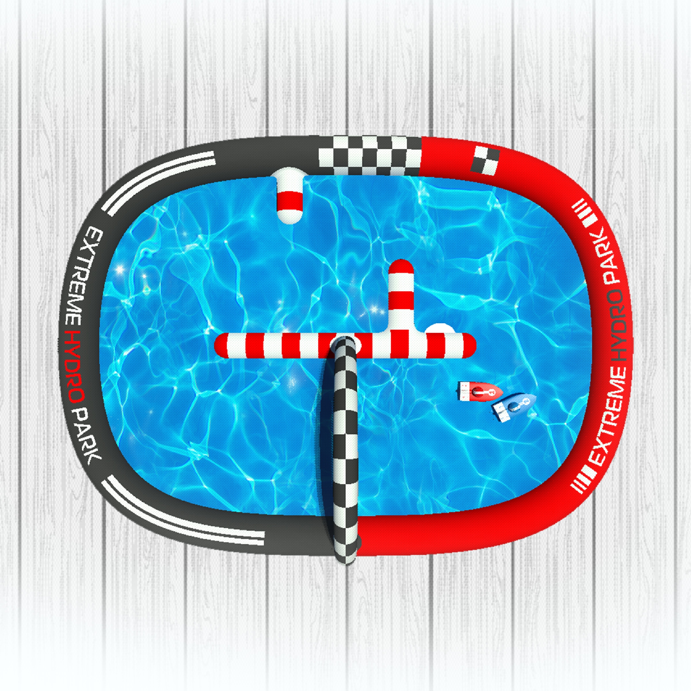 Radiocontrol Hydro Park Lanchas con piscina Sharper Image 8
