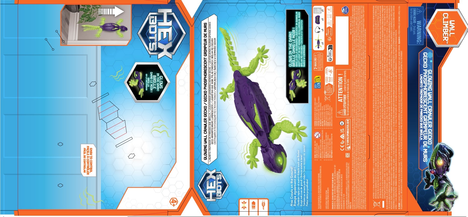 Radiocontrol Smart Gecko Hex Bots 10
