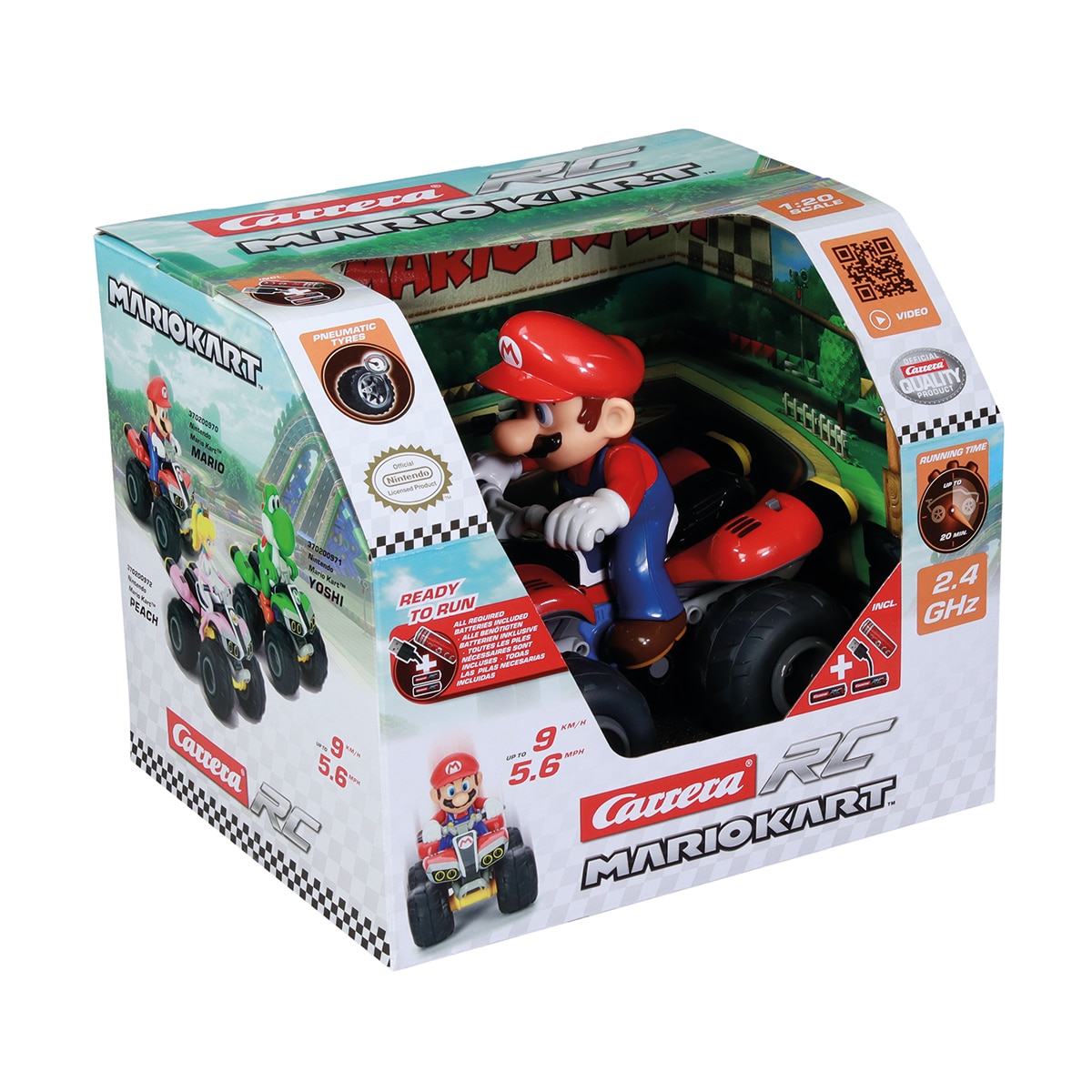Radiocontrol Quad Mario Kart Carrera 12