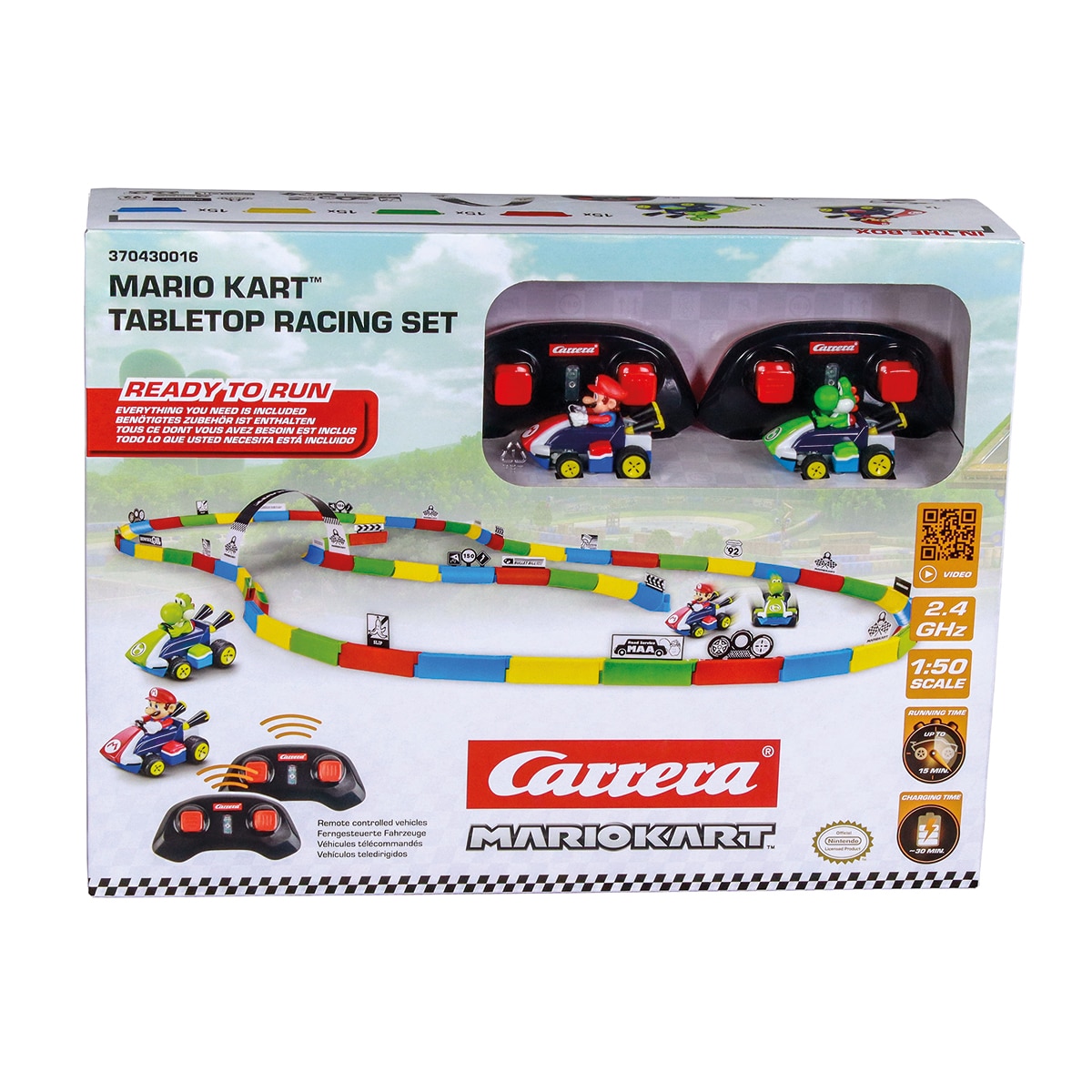 Circuito radiocontrol Mario y Yoshi Mario Kart Carrera 19