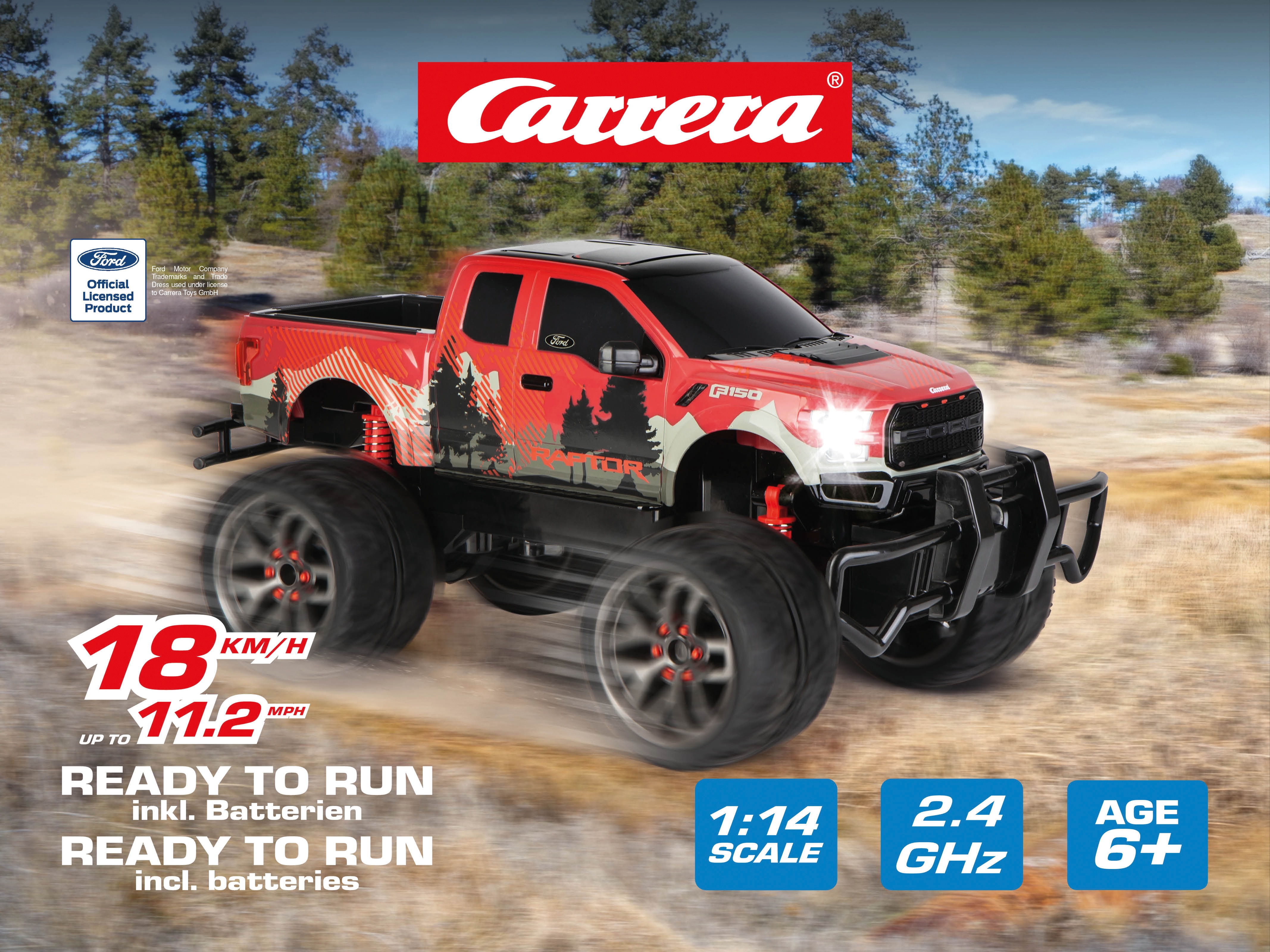 Coche radiocontrol Ford F-150 Raptor Carrera 9