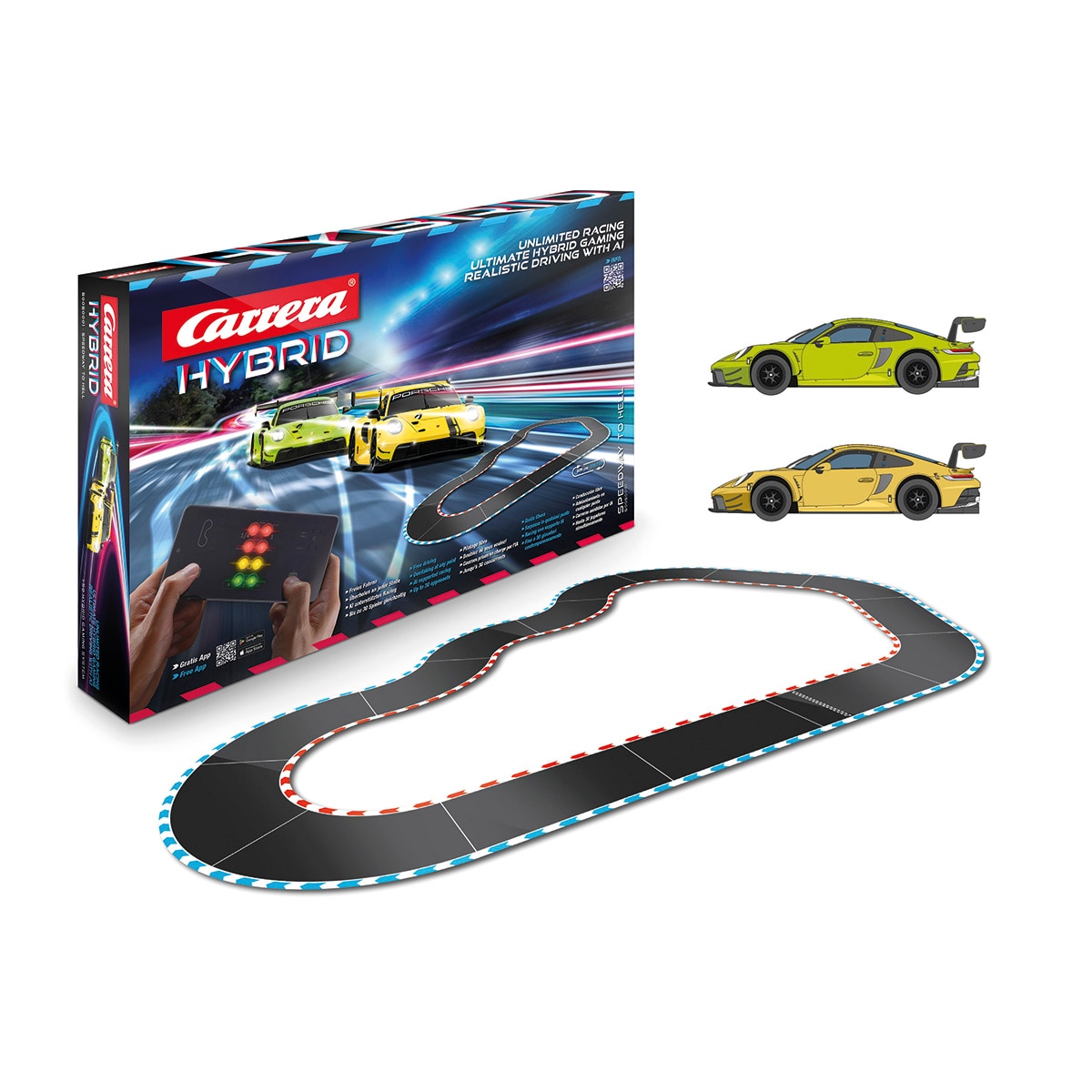 Carrera – Circuito para vehículos radiocontrol Speedway to Hell Carrera Hybrid.