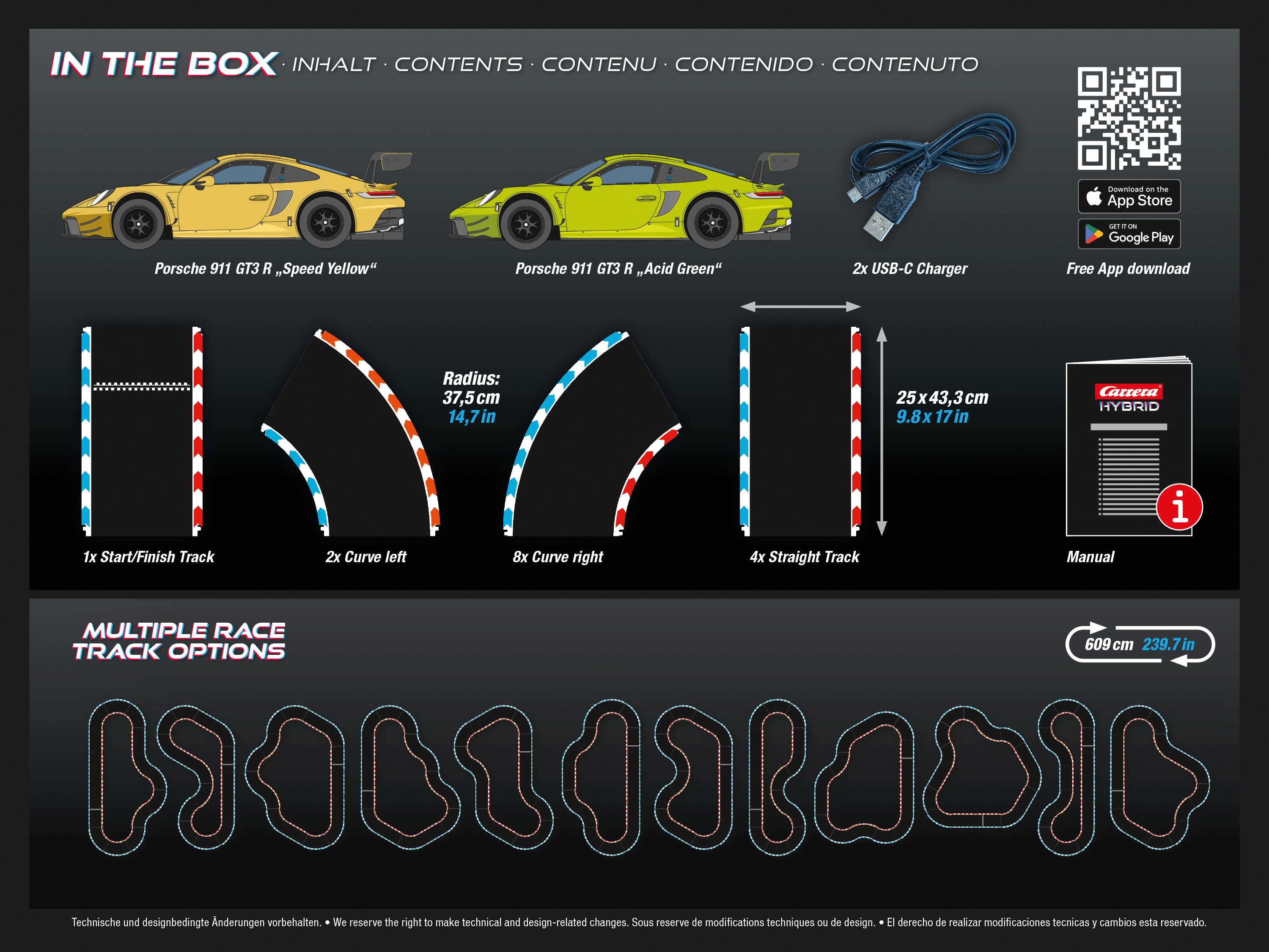 Circuito para vehículos radiocontrol Speedway to Hell Carrera Hybrid 10