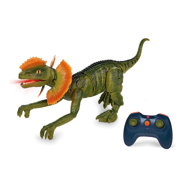 Imagen 0 de Dinosaurio Dilophosaurus con luces, sonido y a control remoto Terra