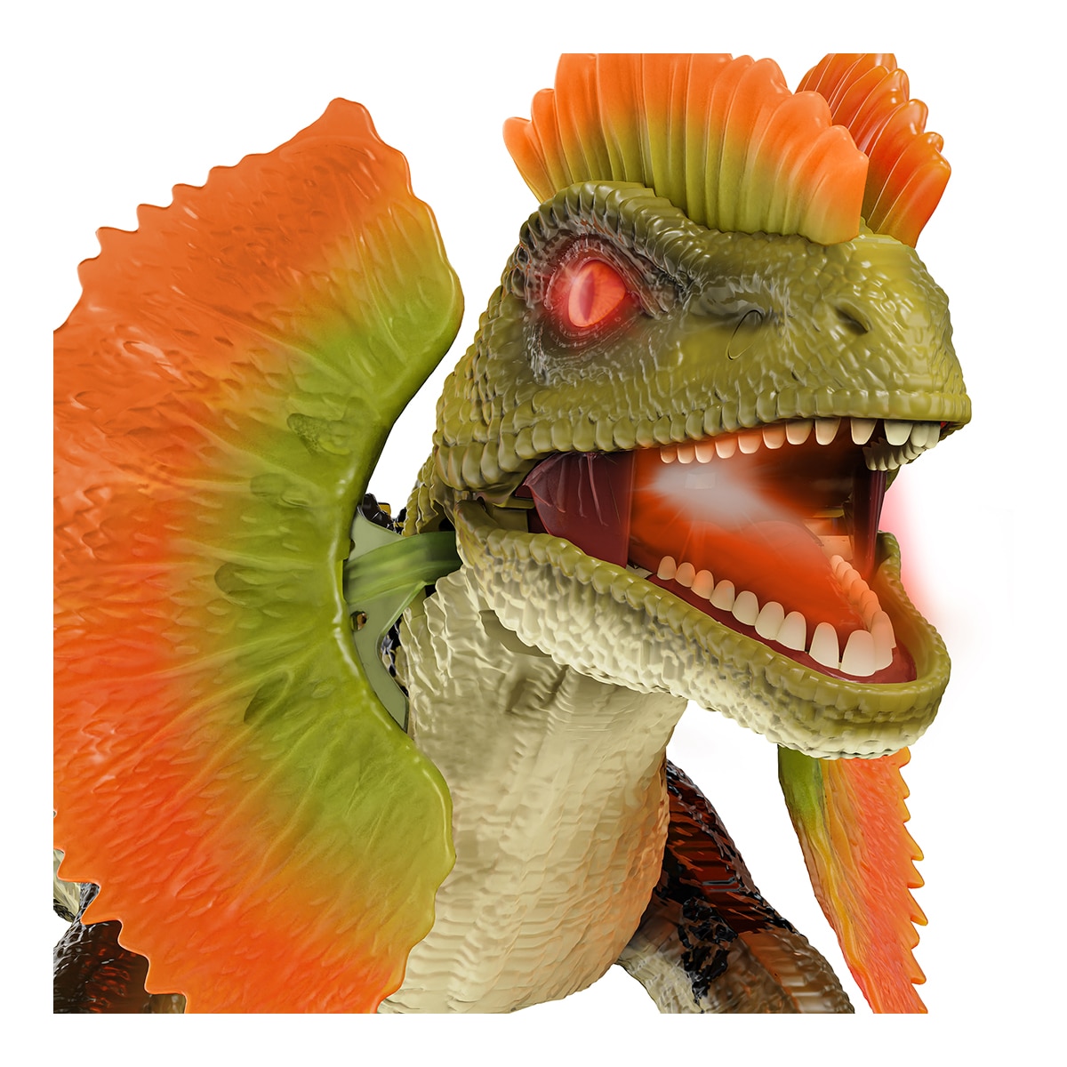 Dinosaurio Dilophosaurus con luces, sonido y a control remoto Terra 2