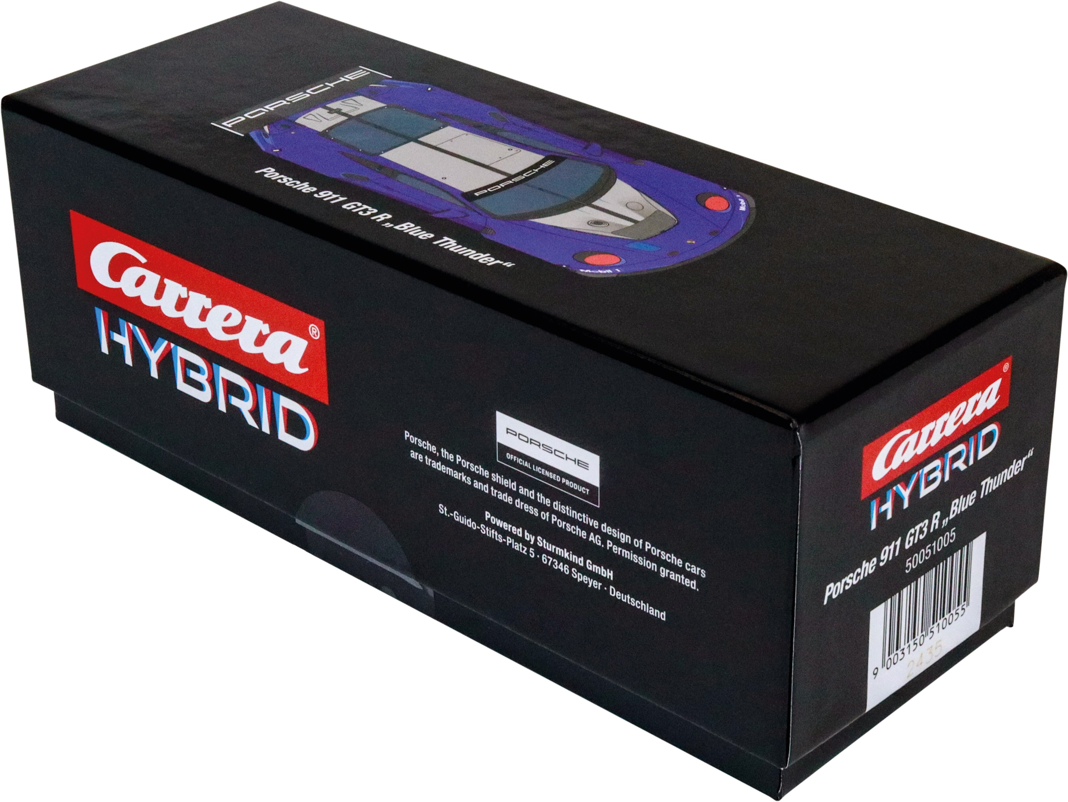 Coche radio control Porsche 911 GT3 R Carrera Hybrid 9