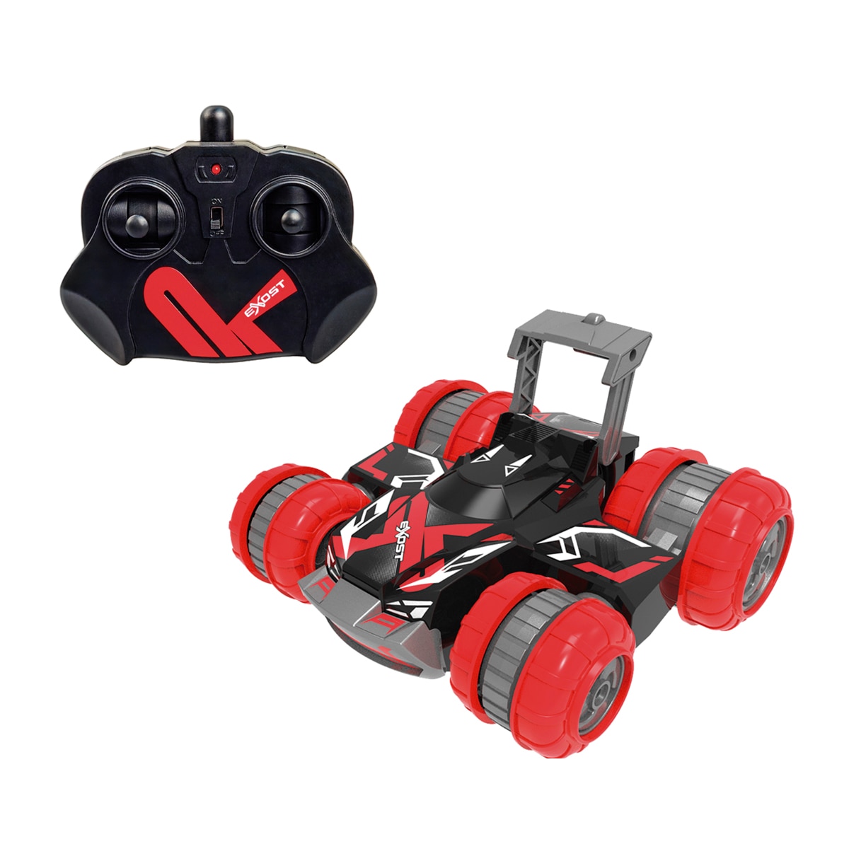 Bizak – Exost turbo slide, vehículo que gira las 4 ruedas 180º.