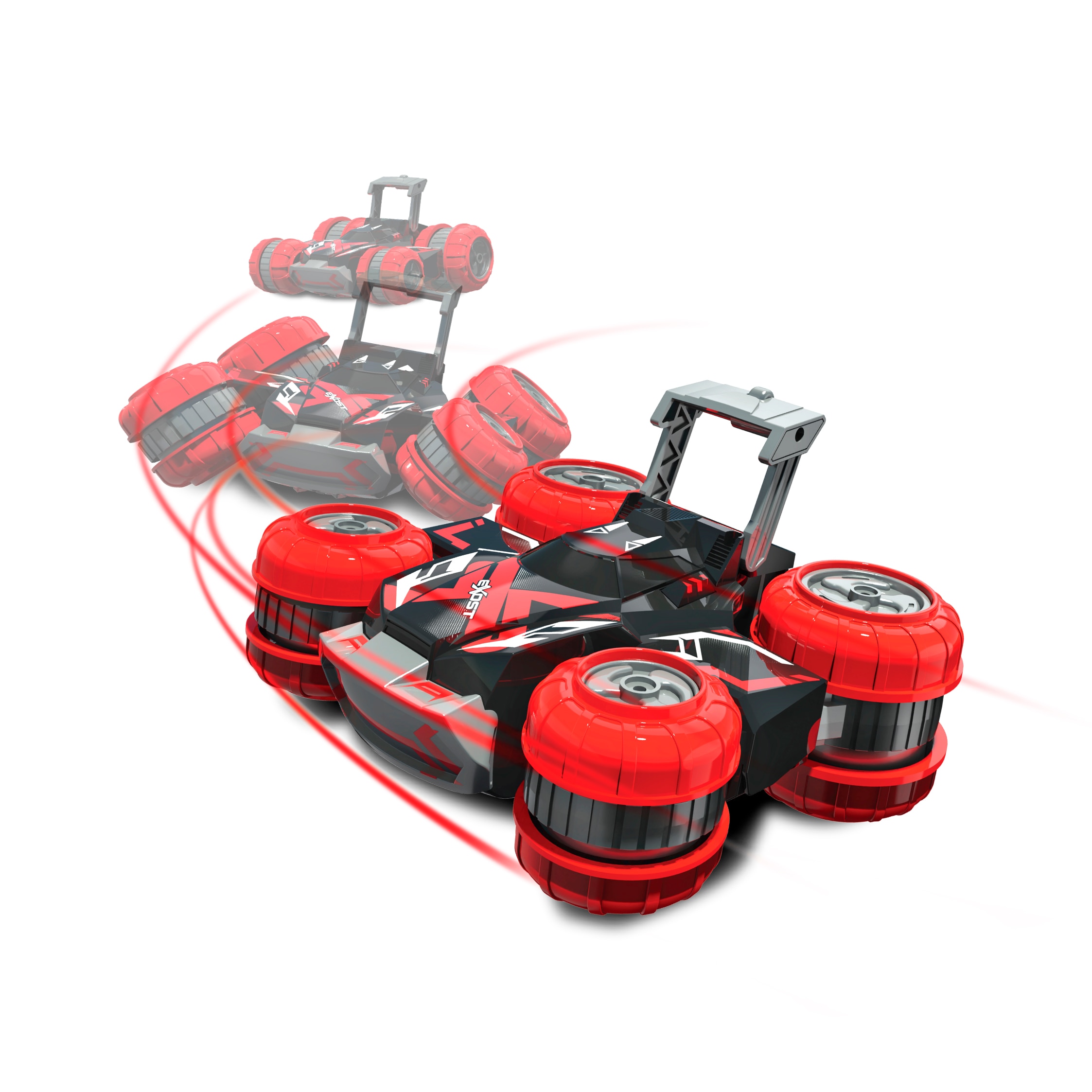Exost turbo slide, vehículo que gira las 4 ruedas 180º 5