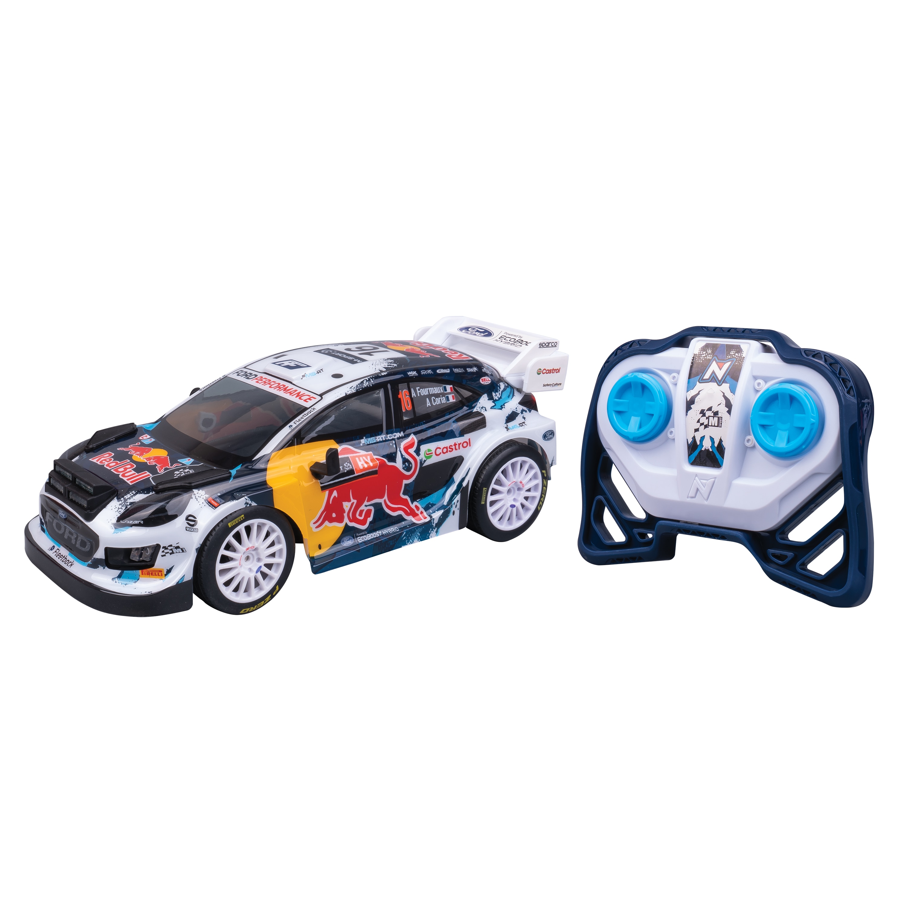 Coche radiocontrol 1.18 RED BULL FORD con luces Molto 2