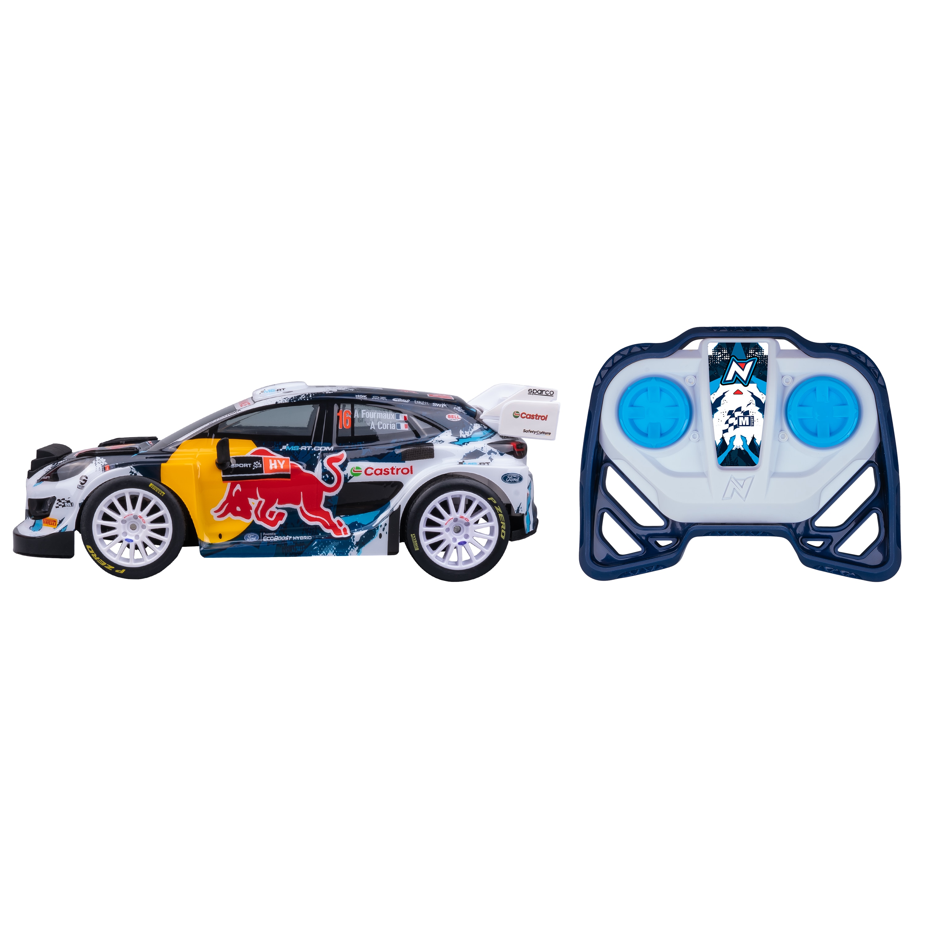 Coche radiocontrol 1.18 RED BULL FORD con luces Molto 6