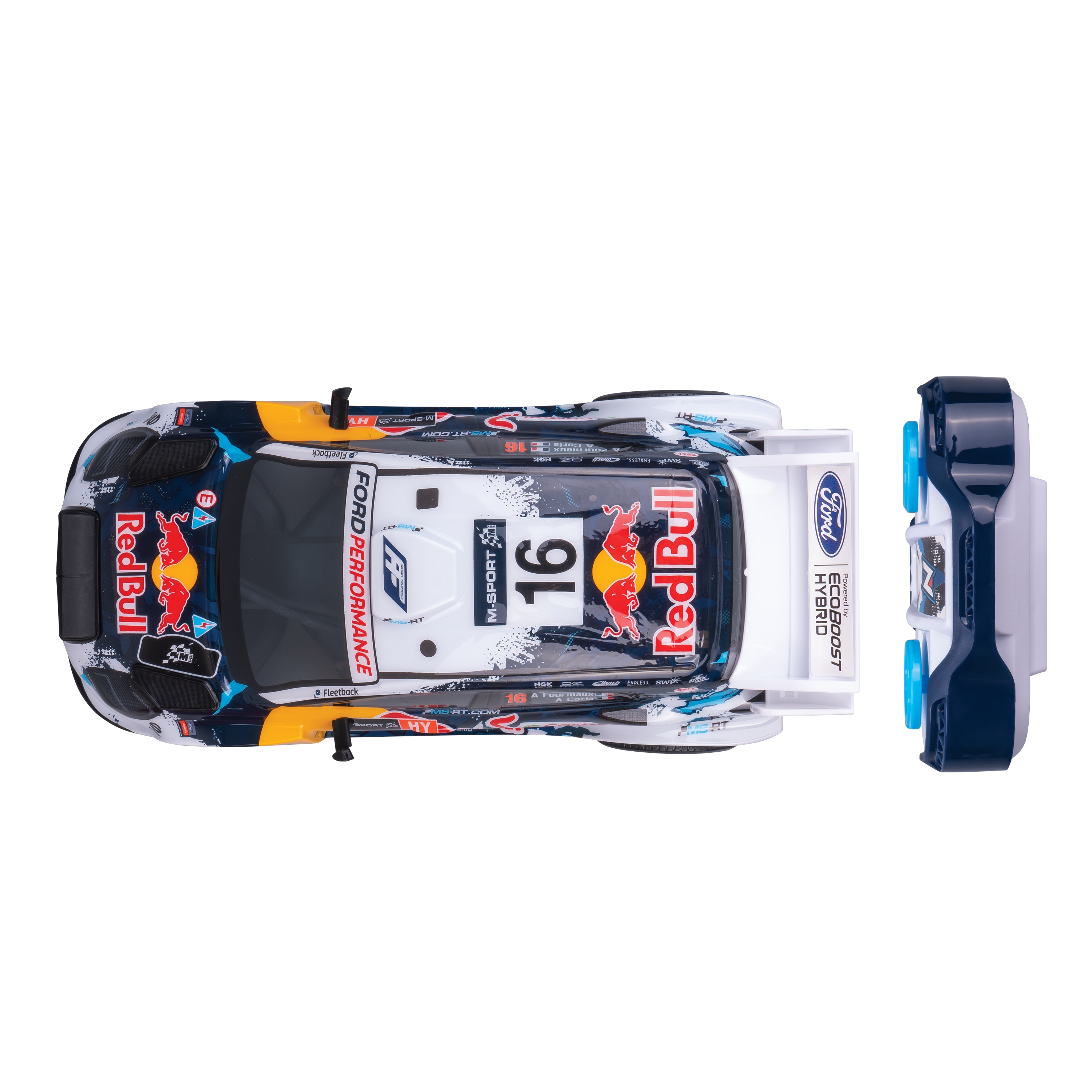 Coche radiocontrol 1.18 RED BULL FORD con luces Molto 8
